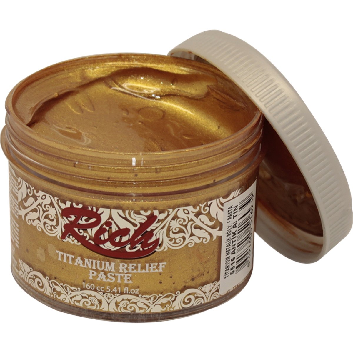 Rich Titanyum Rölyef Pasta Antik Altin