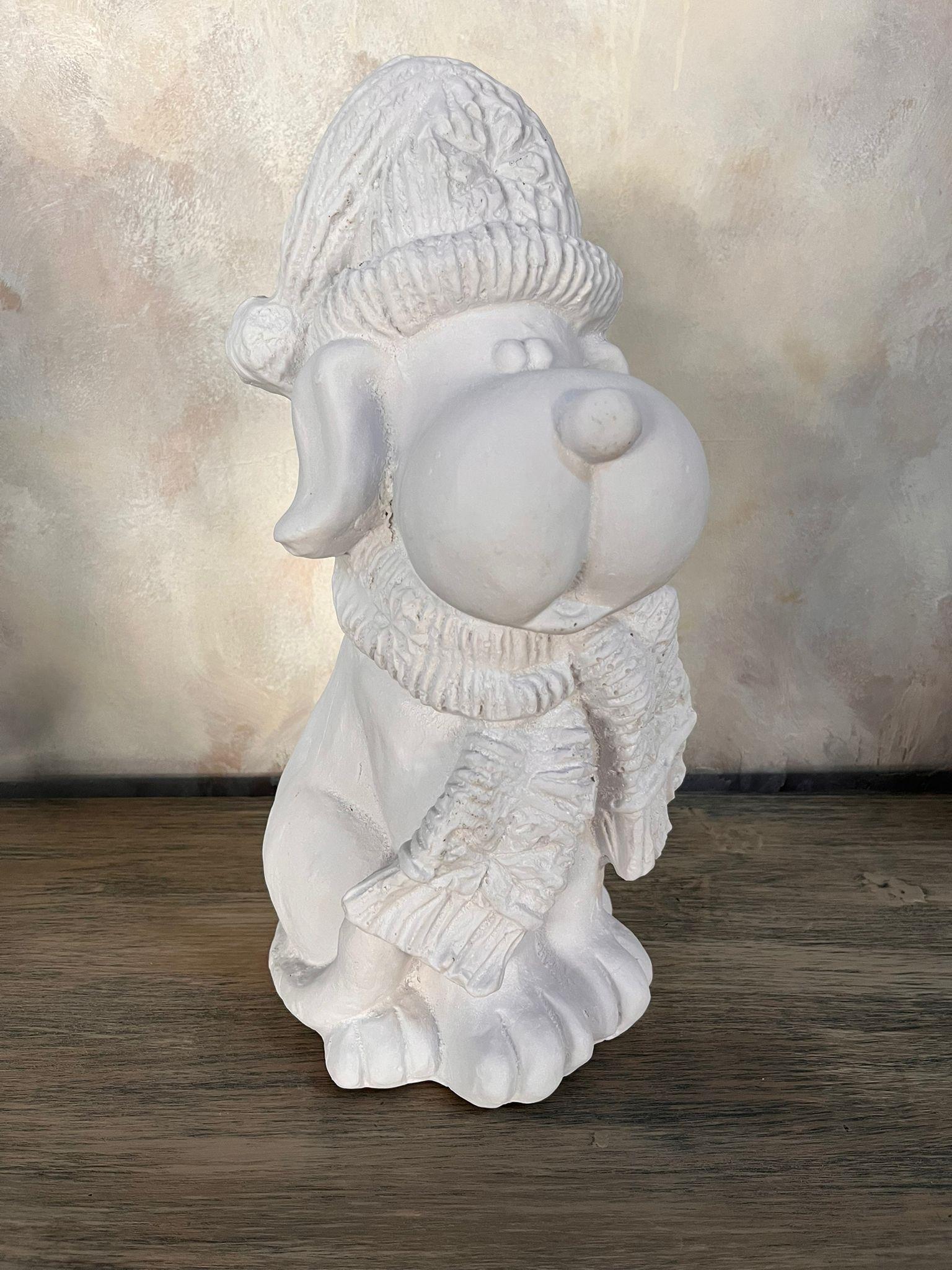 ŞAPKALI  KÖPEK  42X18 CM