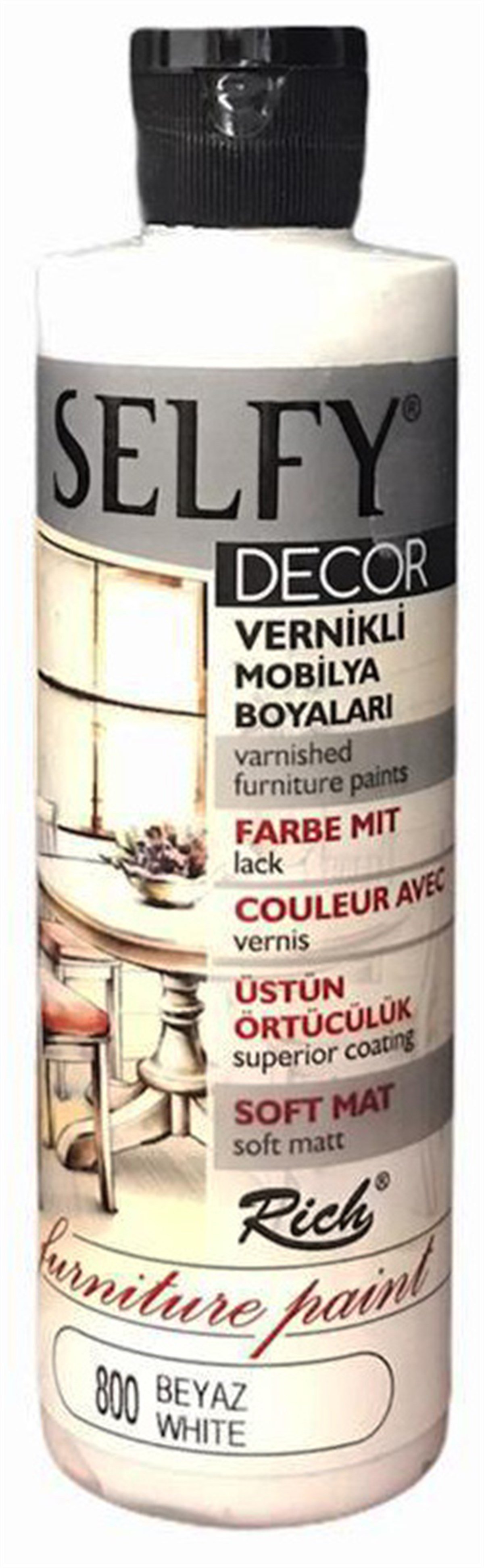 Selfy Decor Beyaz 800