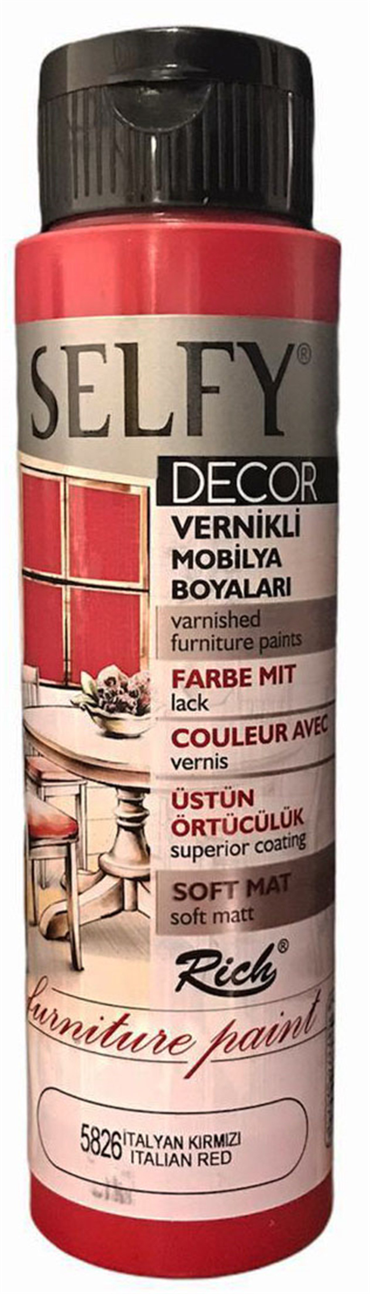 Selfy Decor İtalyan Kırmızı 5826