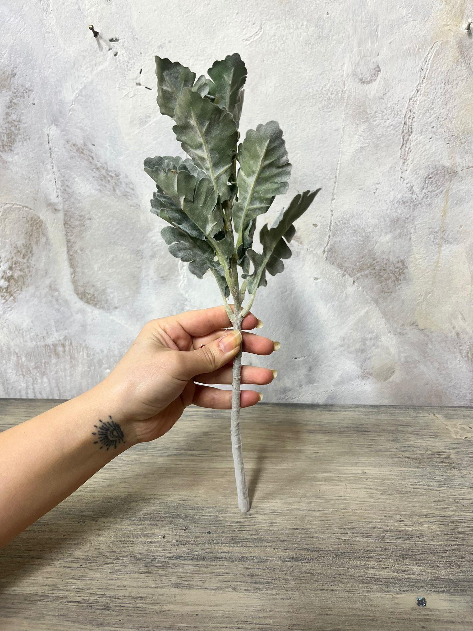 TOZLU YEŞİL BİTKİ 33 CM