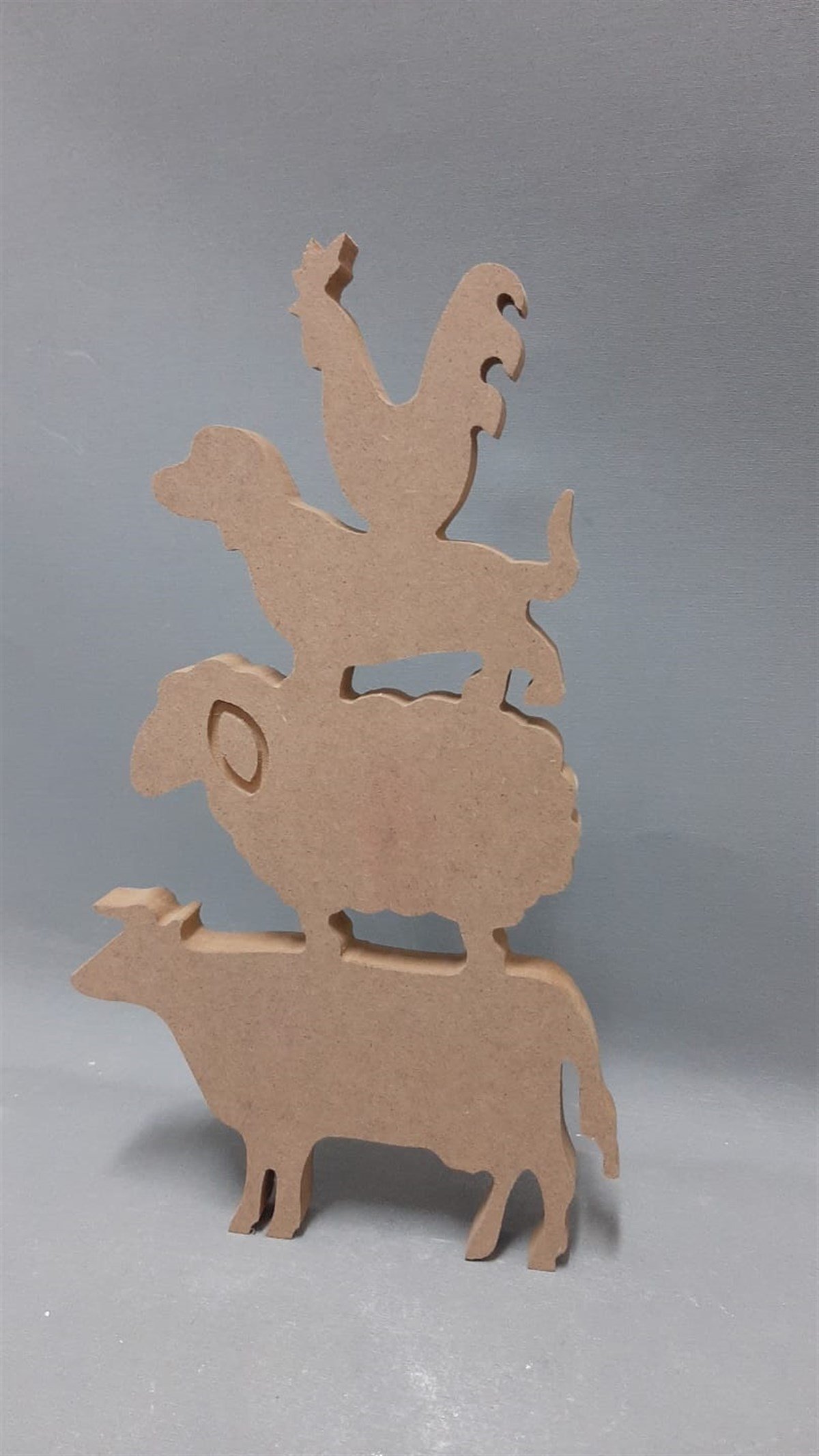 Üst üste hayvanlar 27x16cm