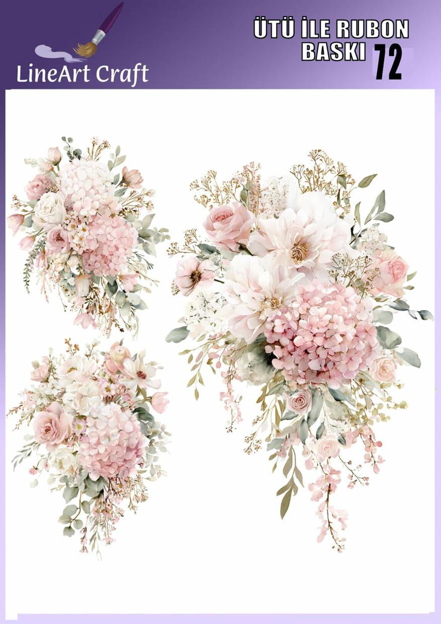 Ütü ile Rub On Transfer Kağıdı 30×30 cm