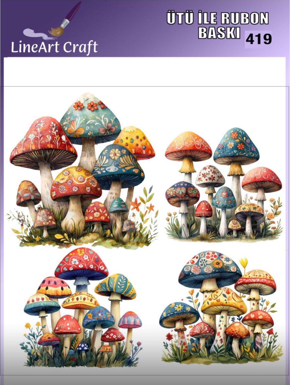 Ütü ile Rub On Transfer Kağıdı 30×30 cm