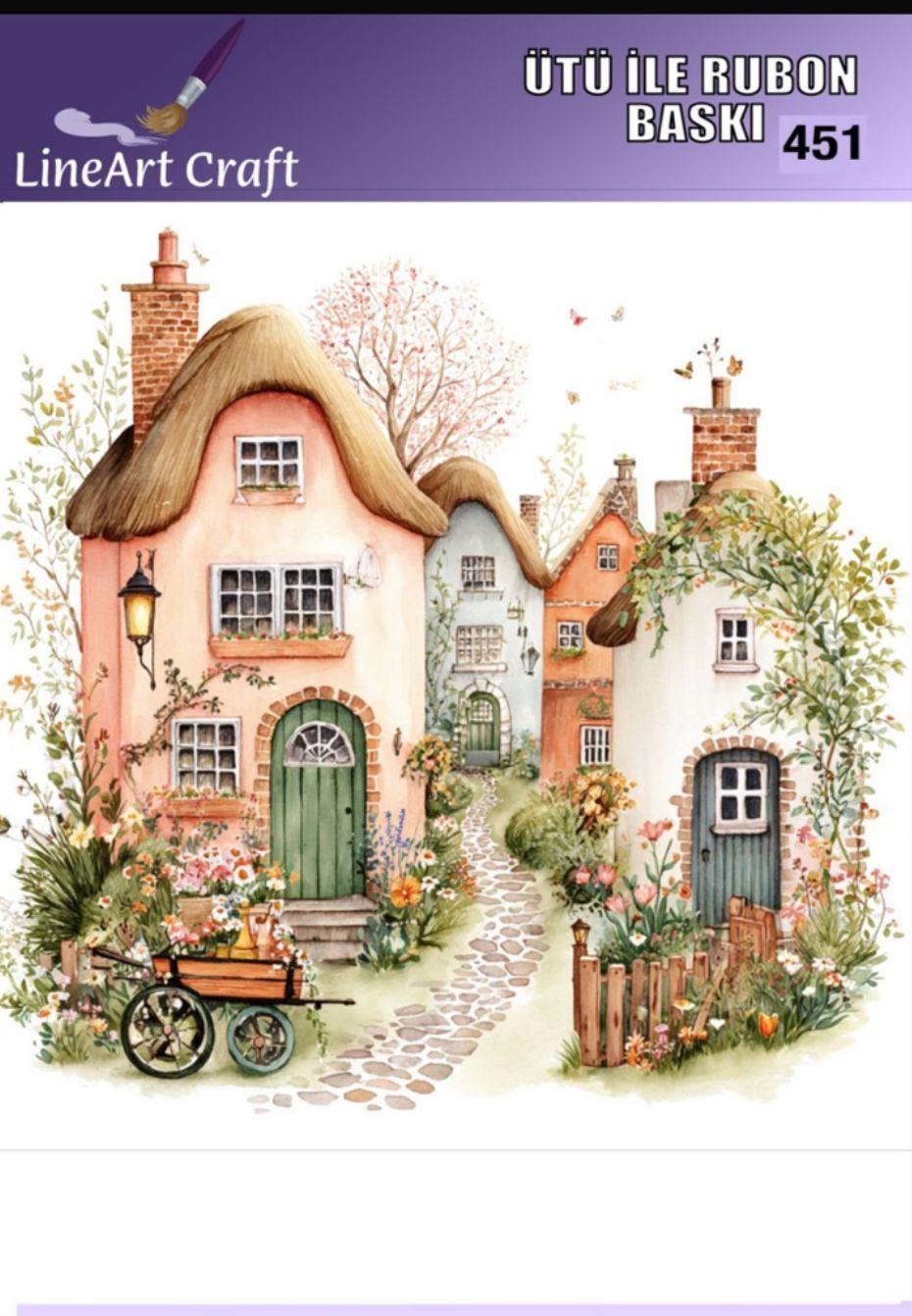 Ütü ile Rub On Transfer Kağıdı 30×30 cm