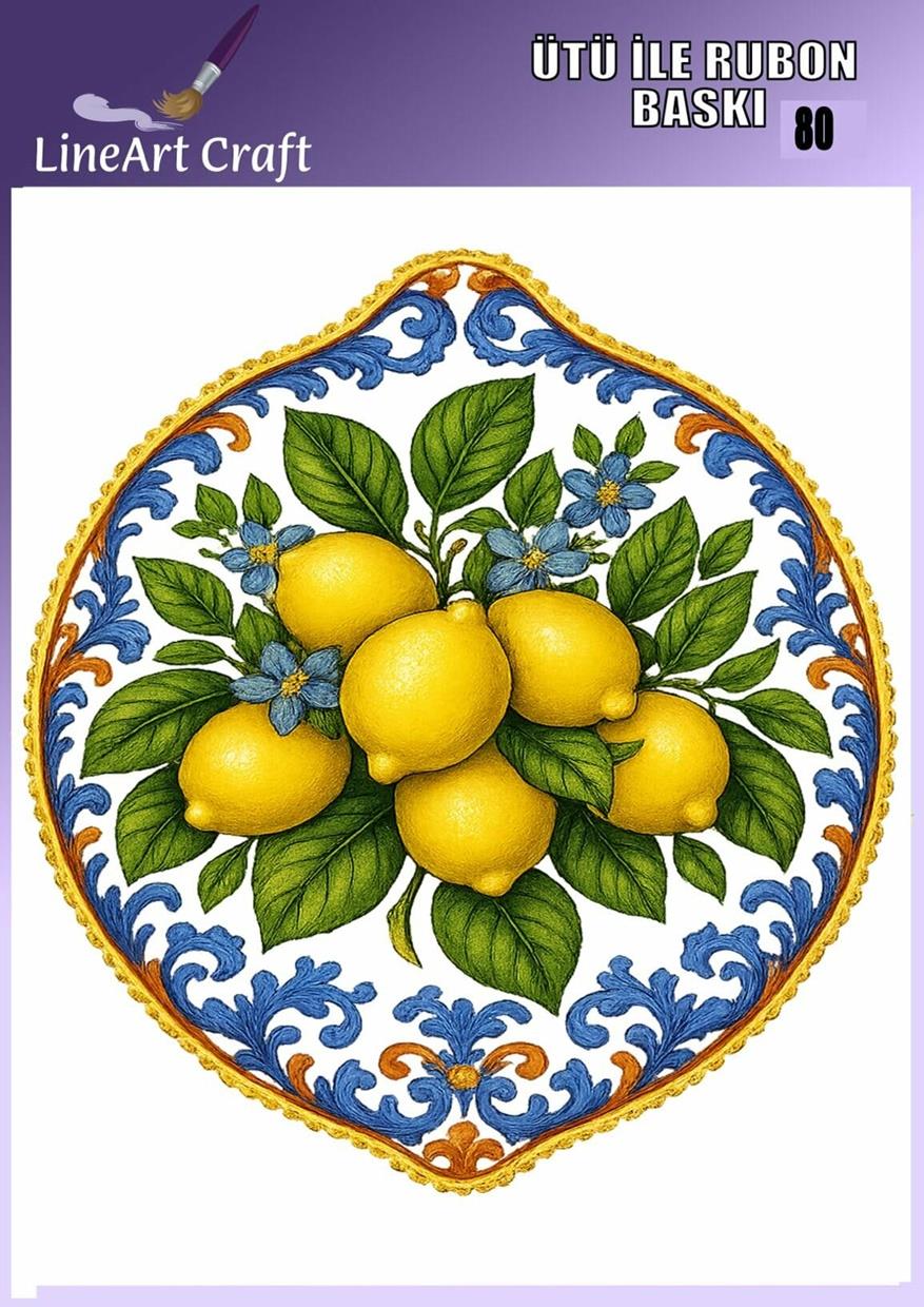 Ütü ile Rub On Transfer Kağıdı 30×30 cm