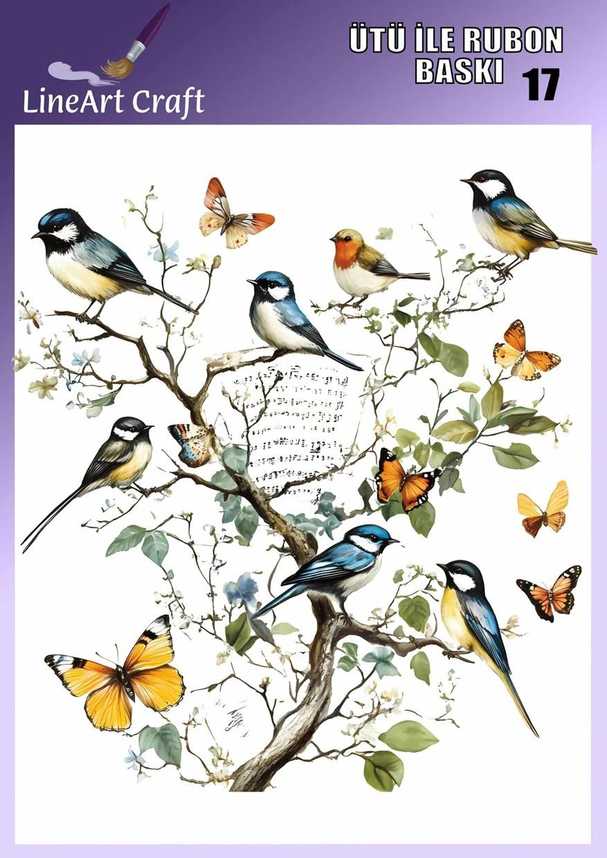 Ütü ile Rub On Transfer Kağıdı 30×30 cm