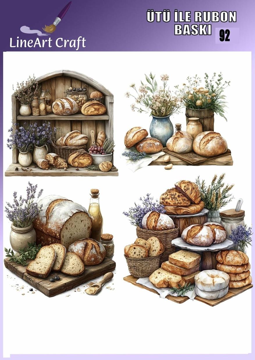 Ütü ile Rub On Transfer Kağıdı 30×30 cm