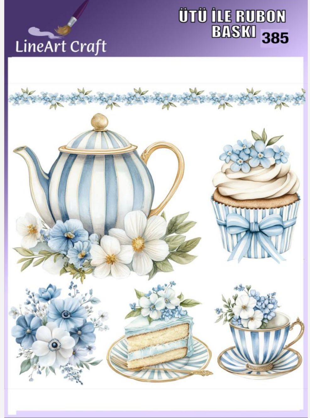 Ütü ile Rub On Transfer Kağıdı 30×30 cm