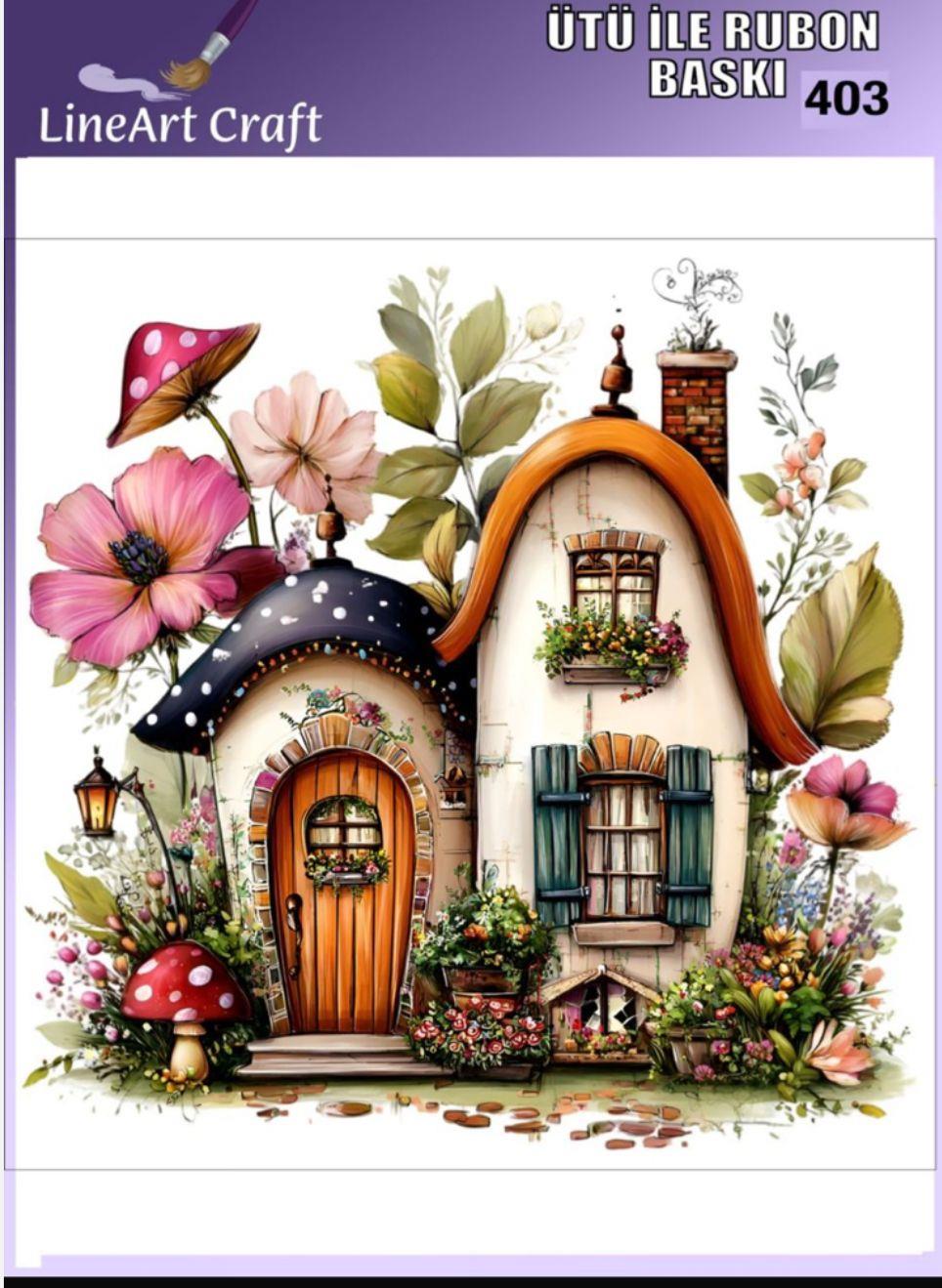 Ütü ile Rub On Transfer Kağıdı 30×30 c