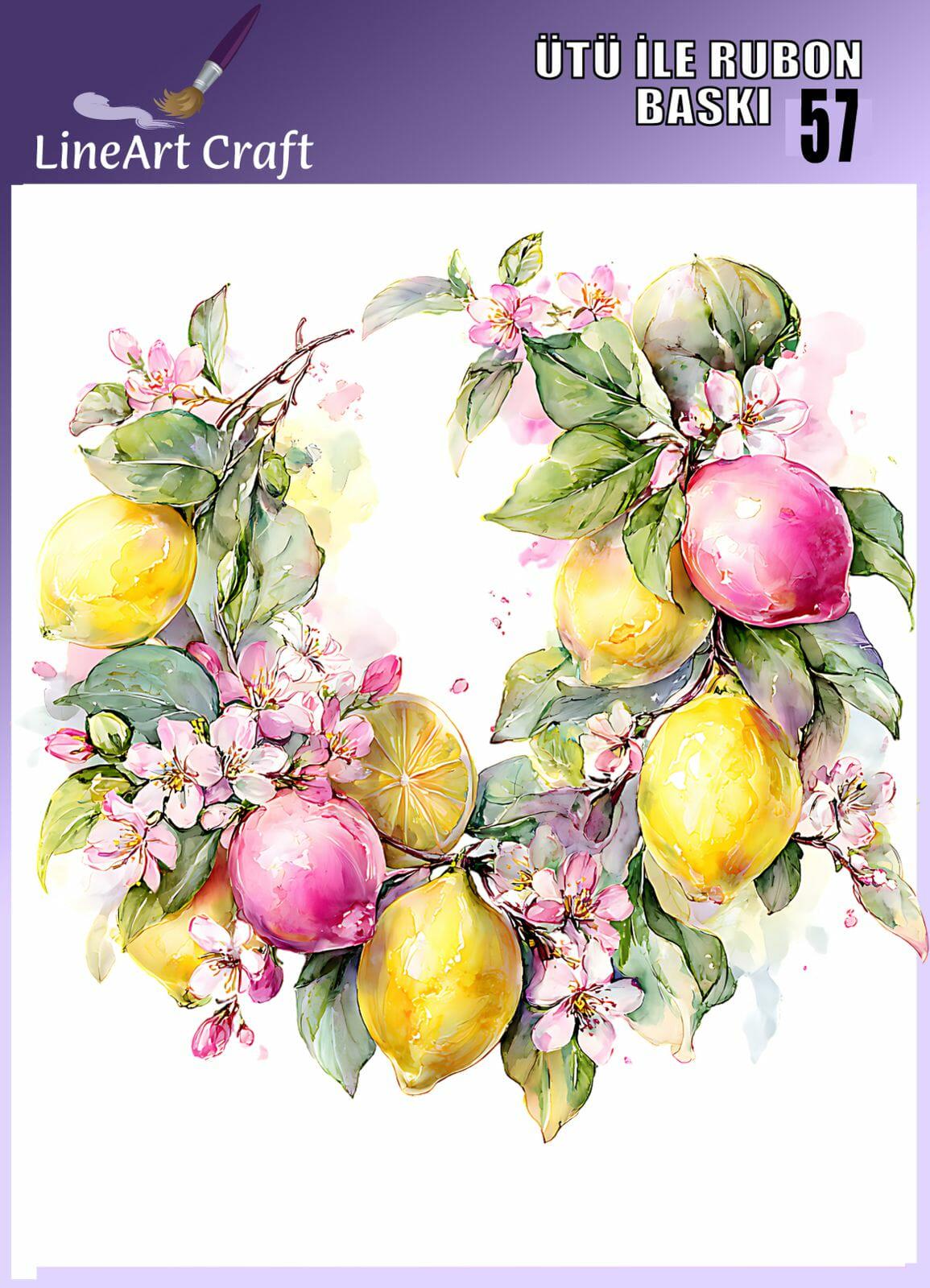 Ütü ile Rub On Transfer Kağıdı 30×30 cm