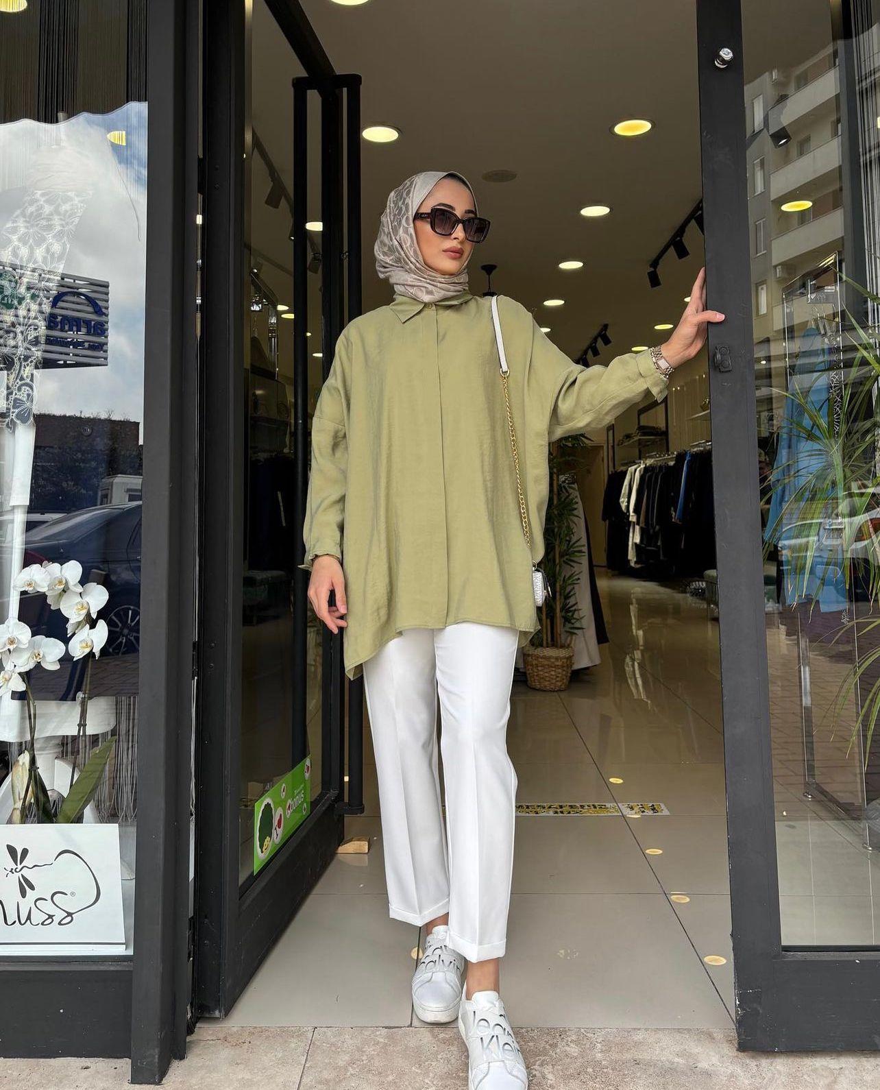 Nuss gömlek yağ yeşili