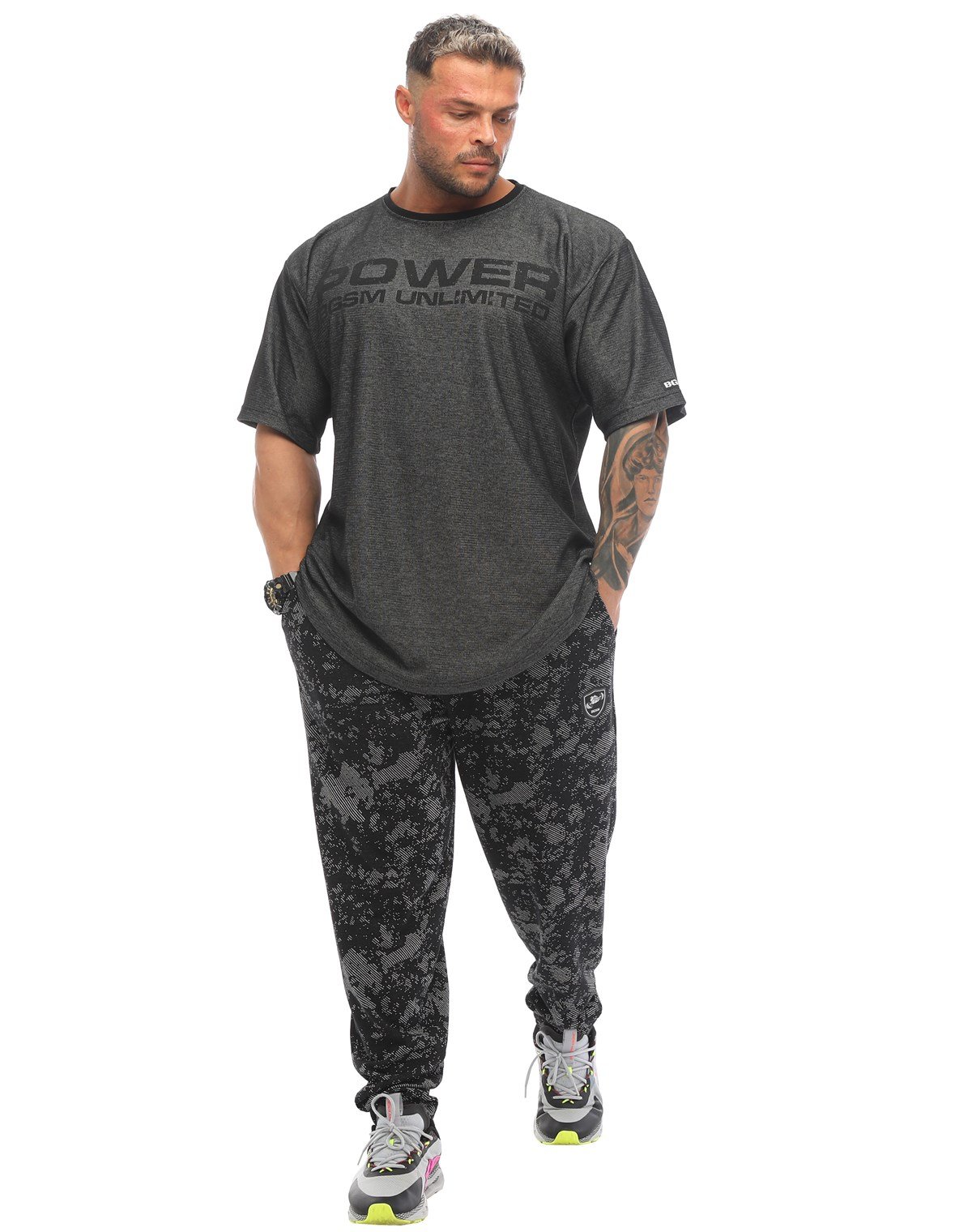 Baggy Technical Camo Gym Pants