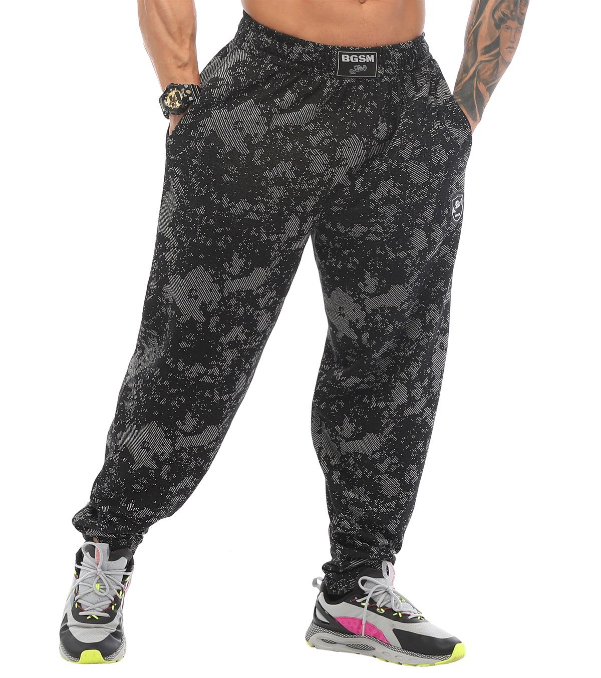 Baggy Technical Camo Gym Pants
