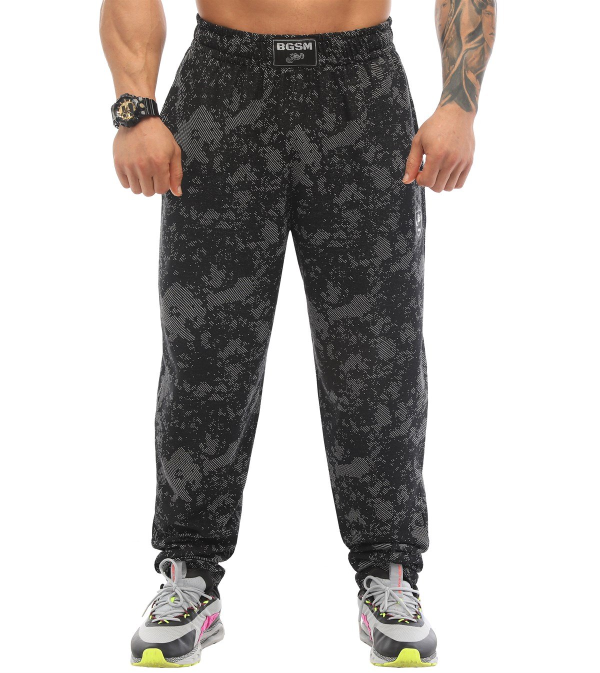 Baggy Technical Camo Gym Pants