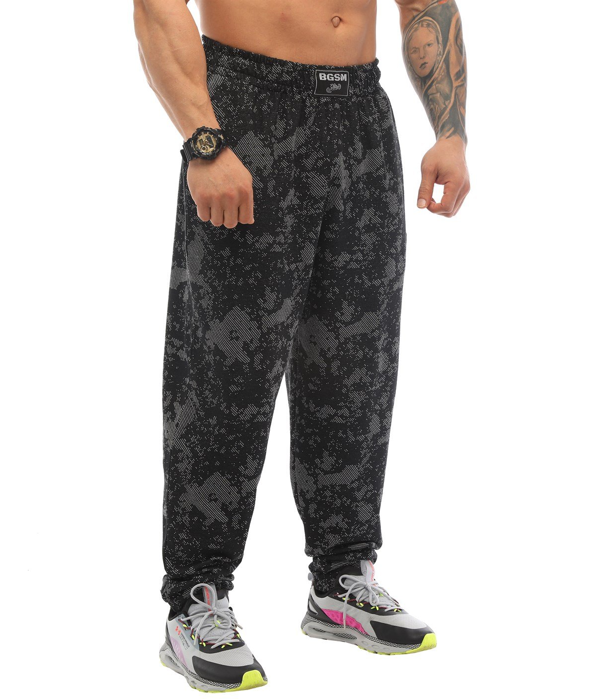 Baggy Technical Camo Gym Pants