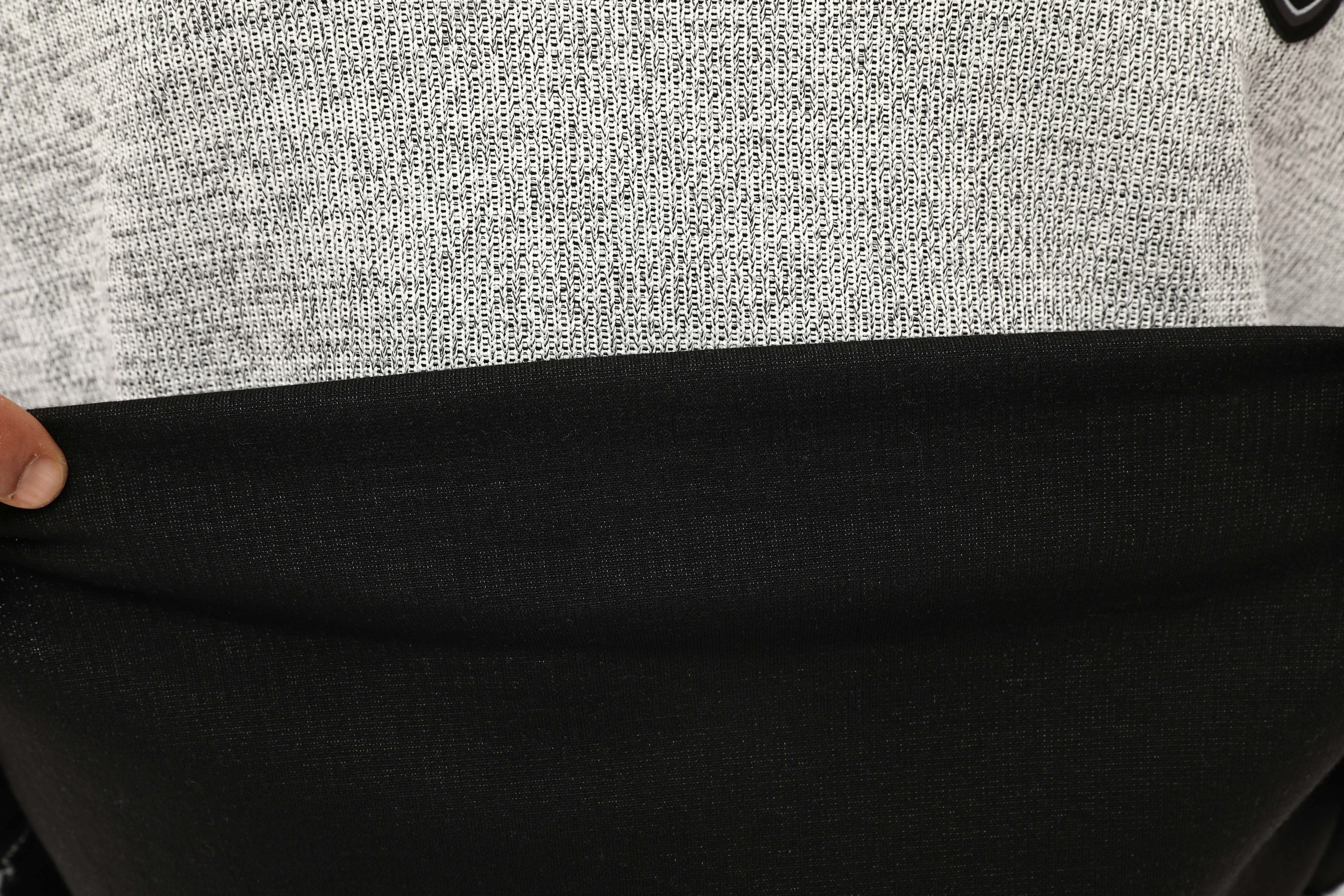 BGSM Men's Oversized Heavyweight Rag Top T-Shirt, Textured Fabric, Open V-Neck