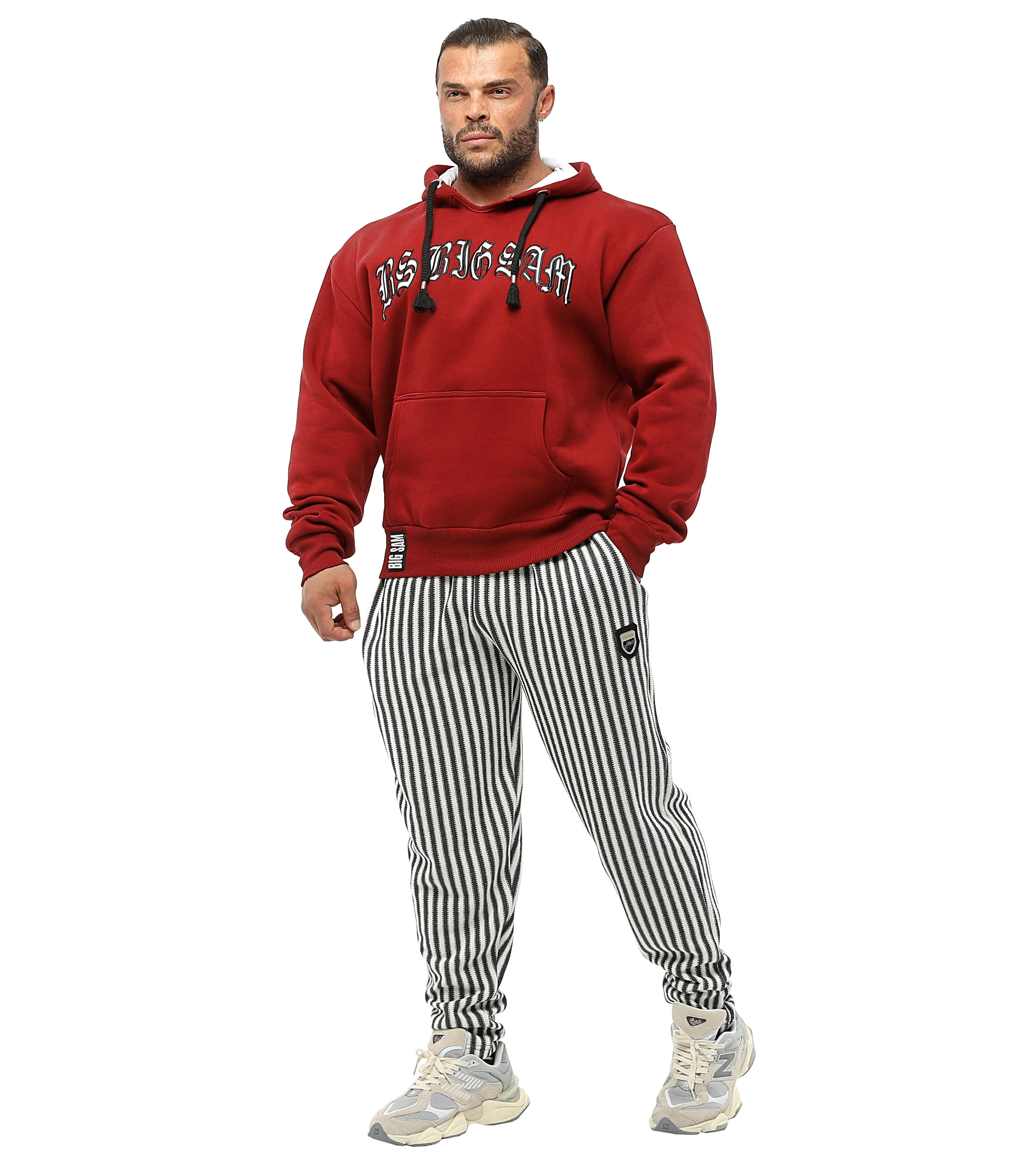 Burgundy Winter Hooded Sweater