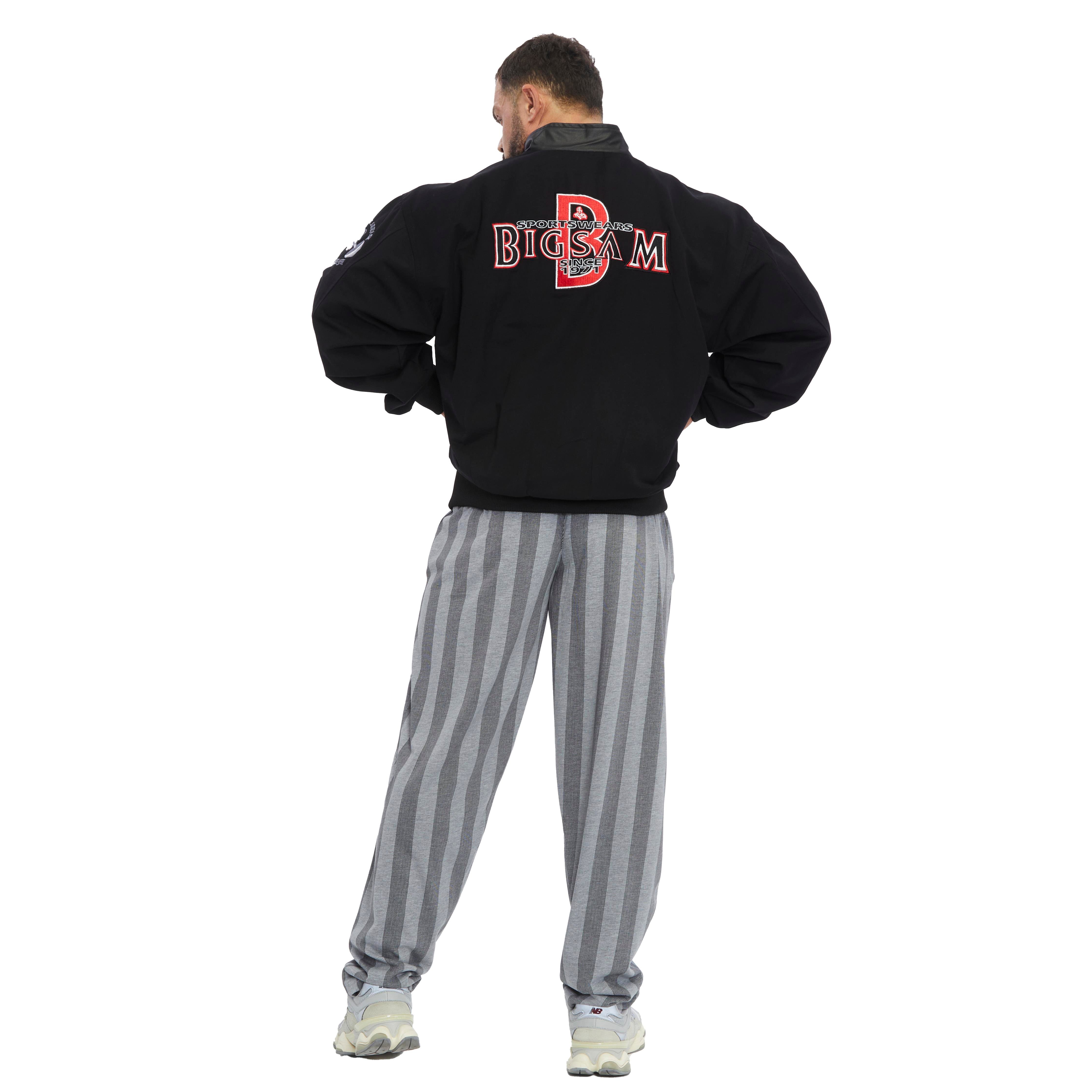 Leather Collar Bomber Jacket