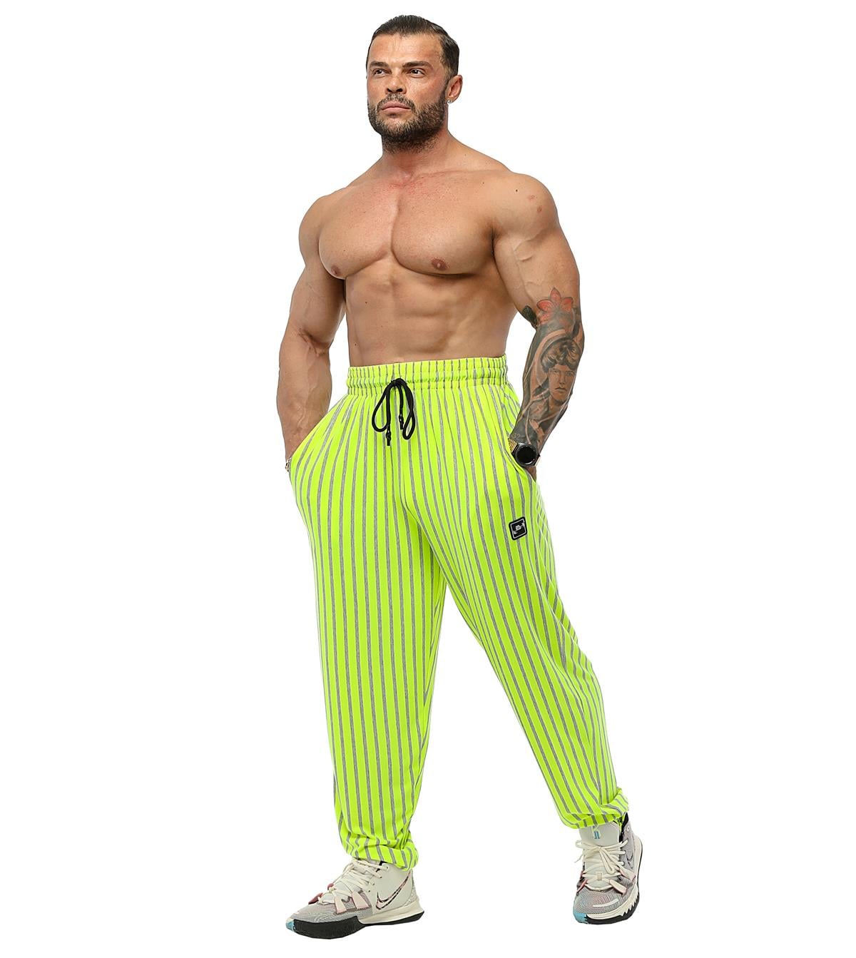 Loose Fit Neon Gym Pants