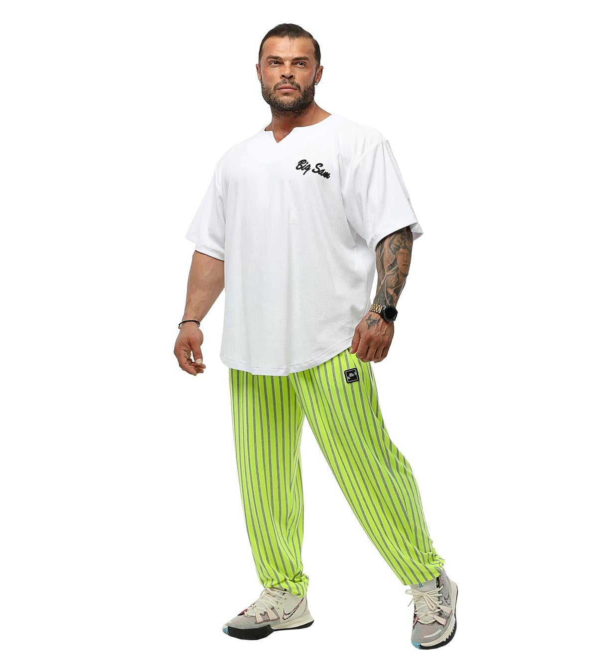 Loose Fit Neon Gym Pants