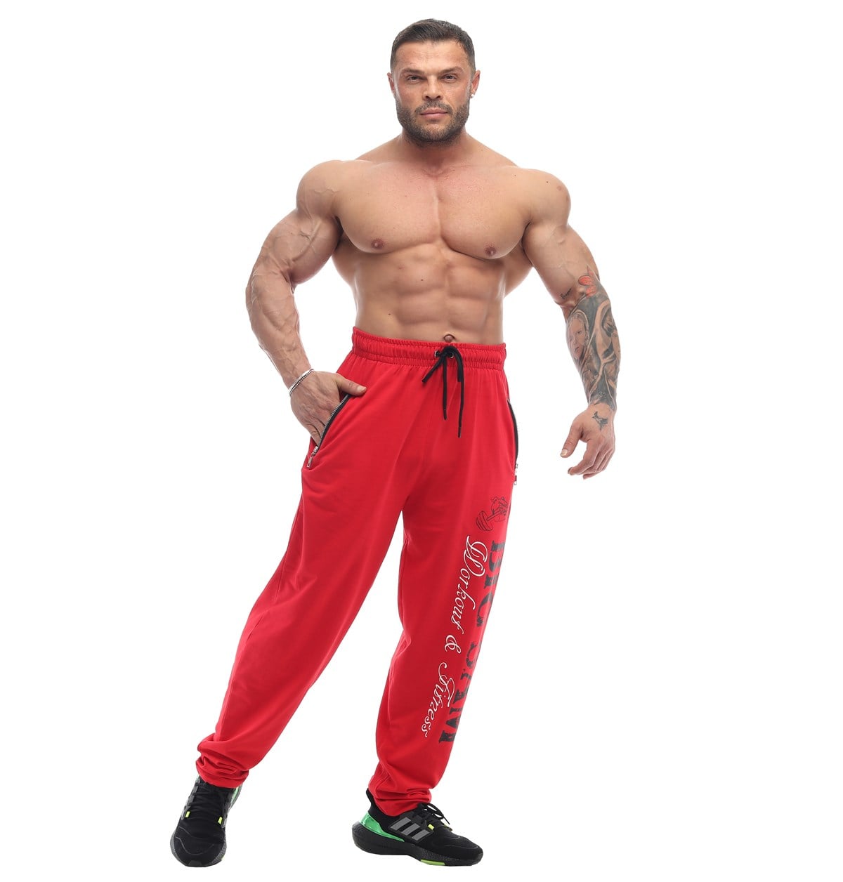 Loose Fit Sweatpants with Zippered Pockets