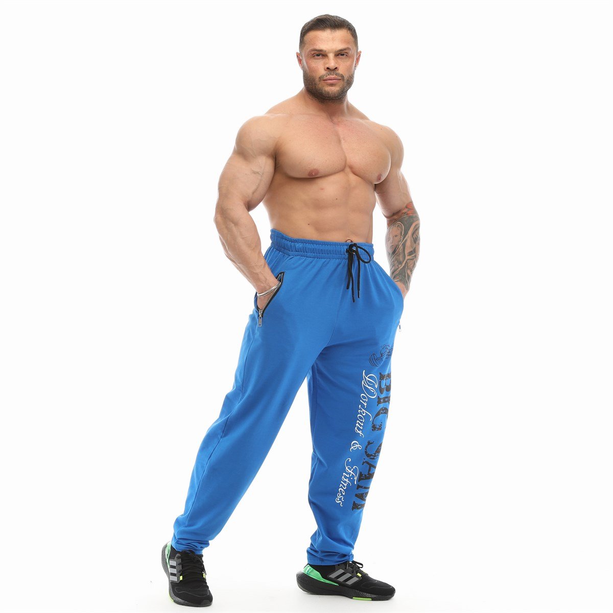 Loose Fit Sweatpants with Zippered Pockets