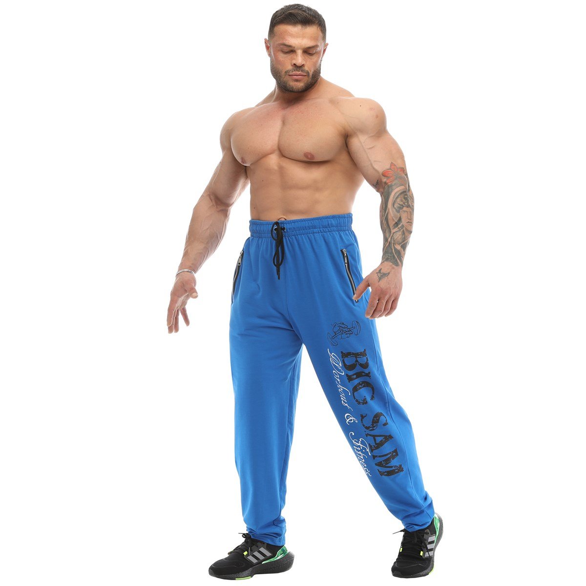 Loose Fit Sweatpants with Zippered Pockets