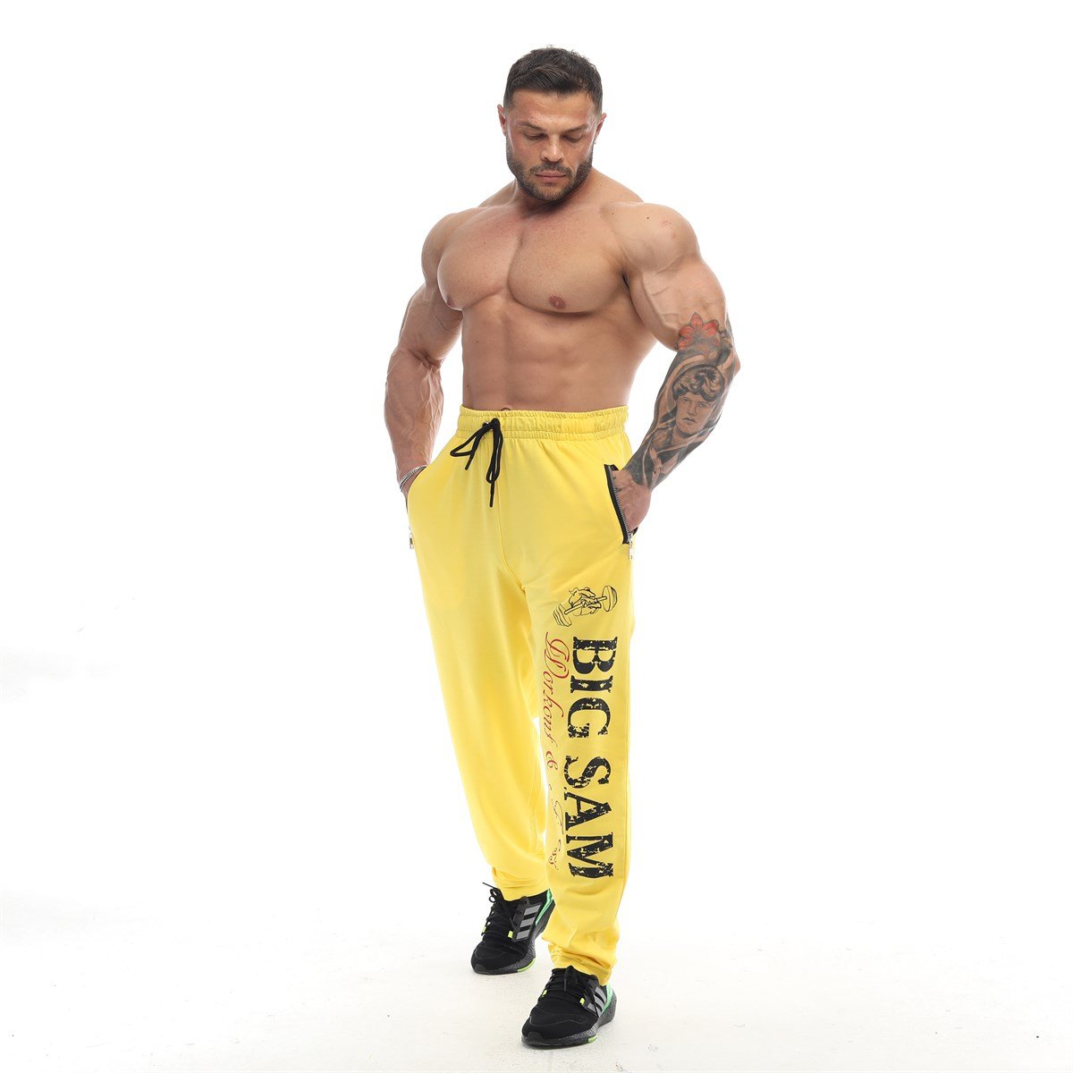 Loose Fit Sweatpants with Zippered Pockets