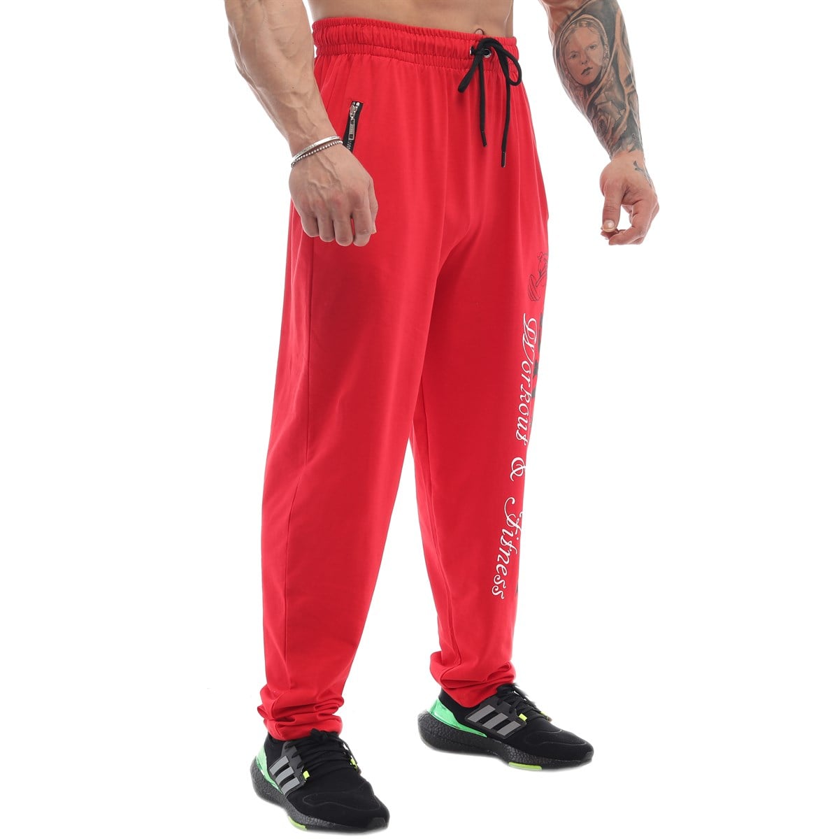 Loose Fit Sweatpants with Zippered Pockets
