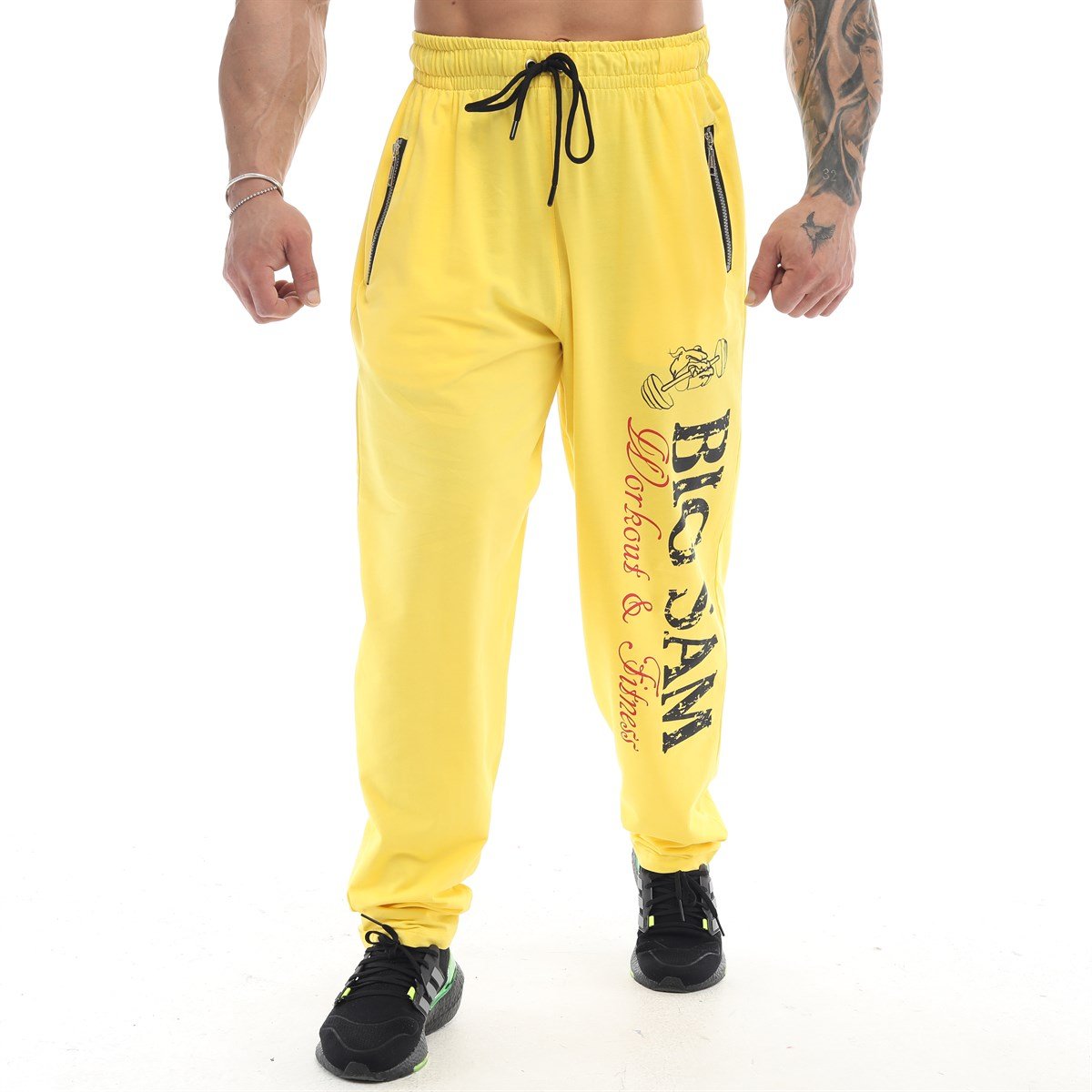 Loose Fit Sweatpants with Zippered Pockets