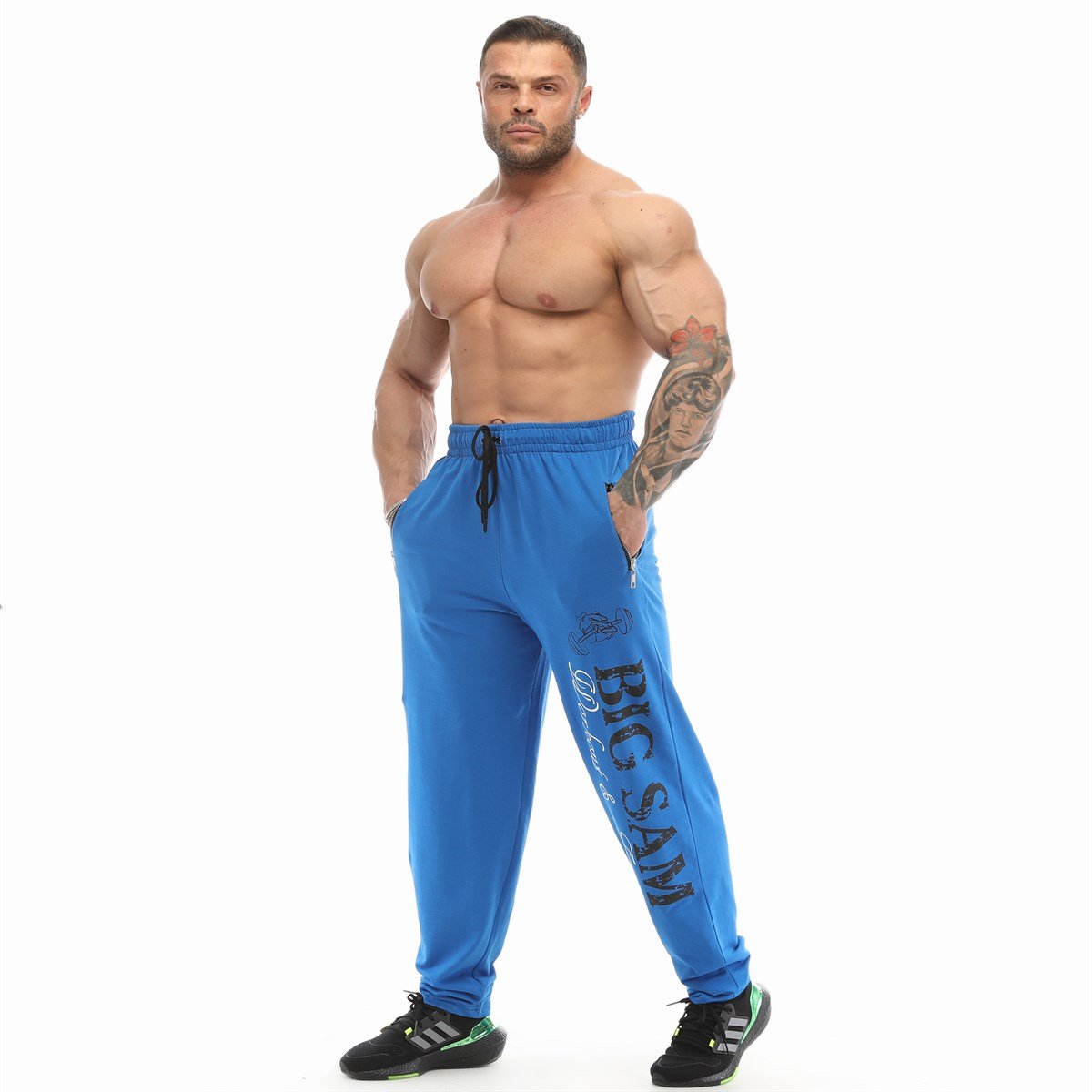 Loose Fit Sweatpants with Zippered Pockets