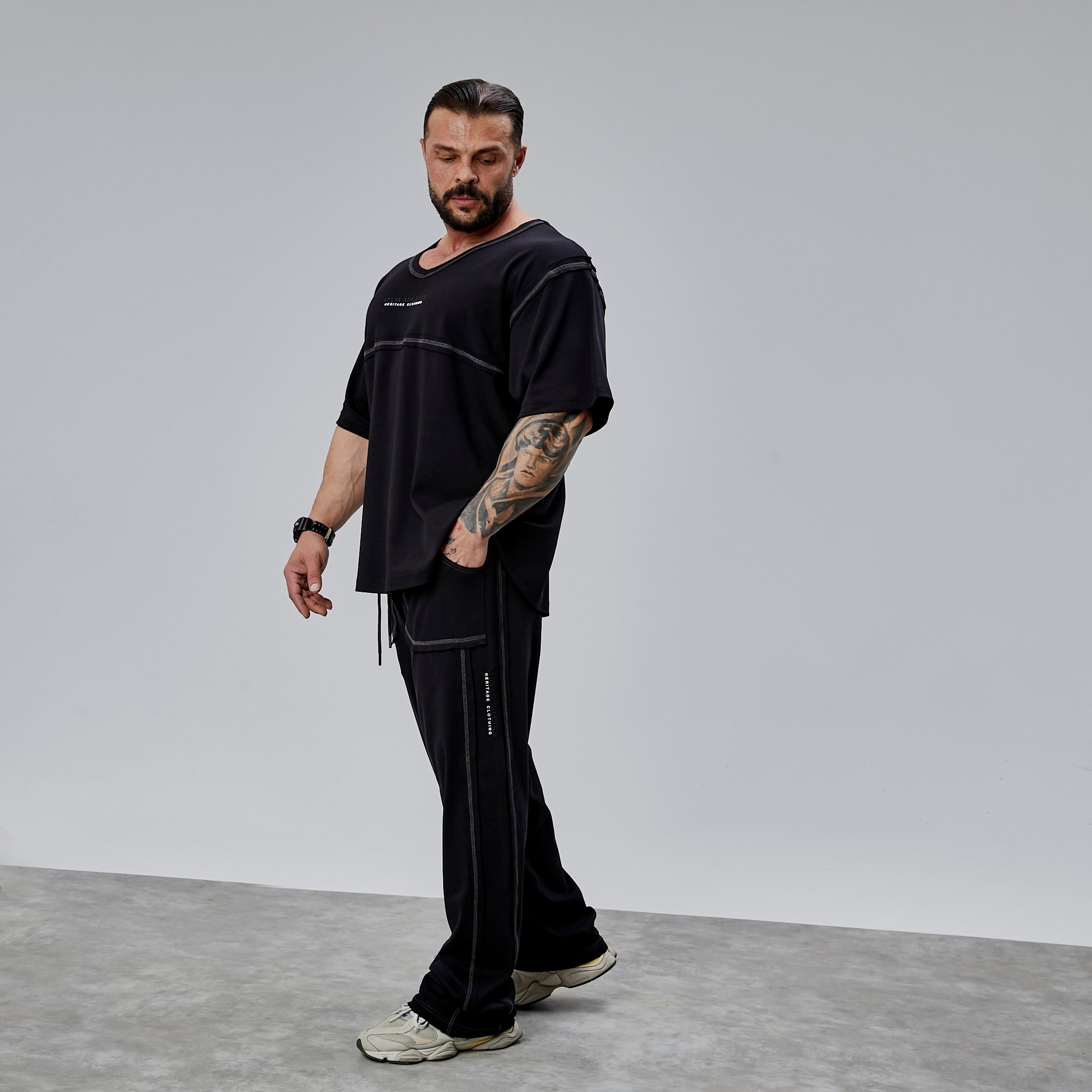 Men's 100% Cotton Lightweight Sweatpants