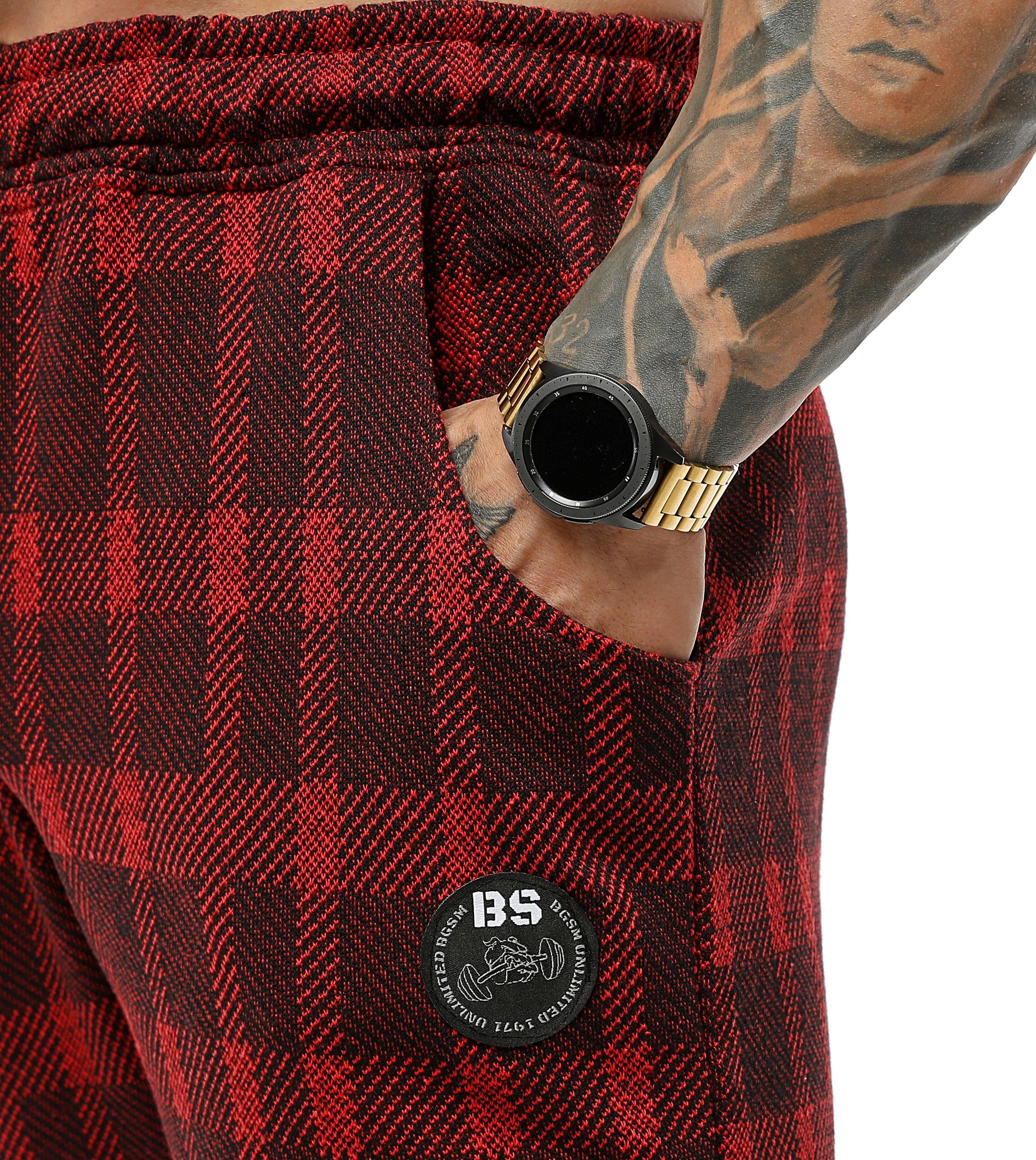 Men's Burgundy Shorts