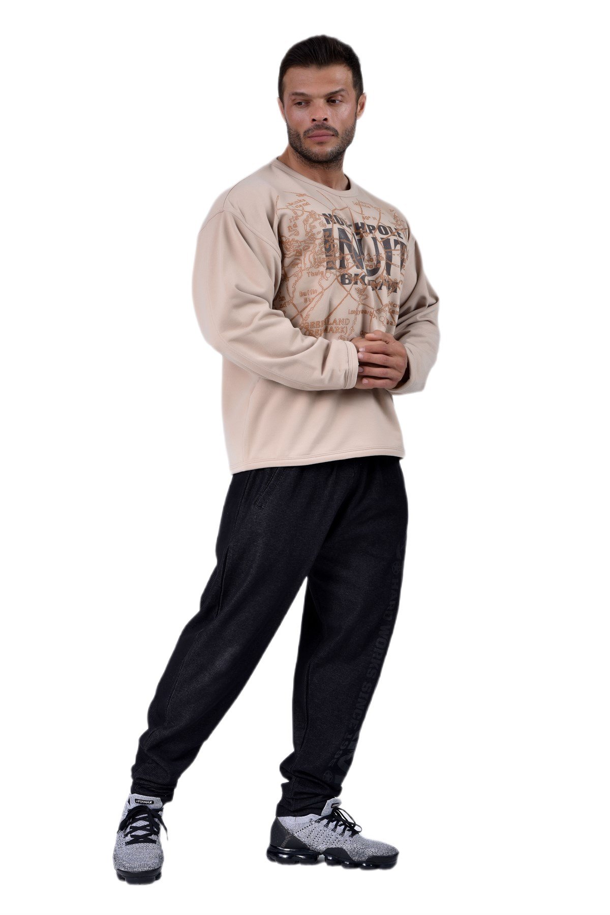 Men's Camel Winter Sweatshirt