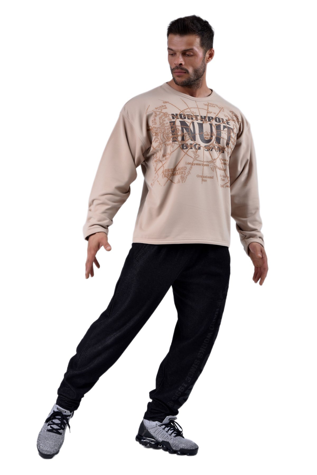 Men's Camel Winter Sweatshirt