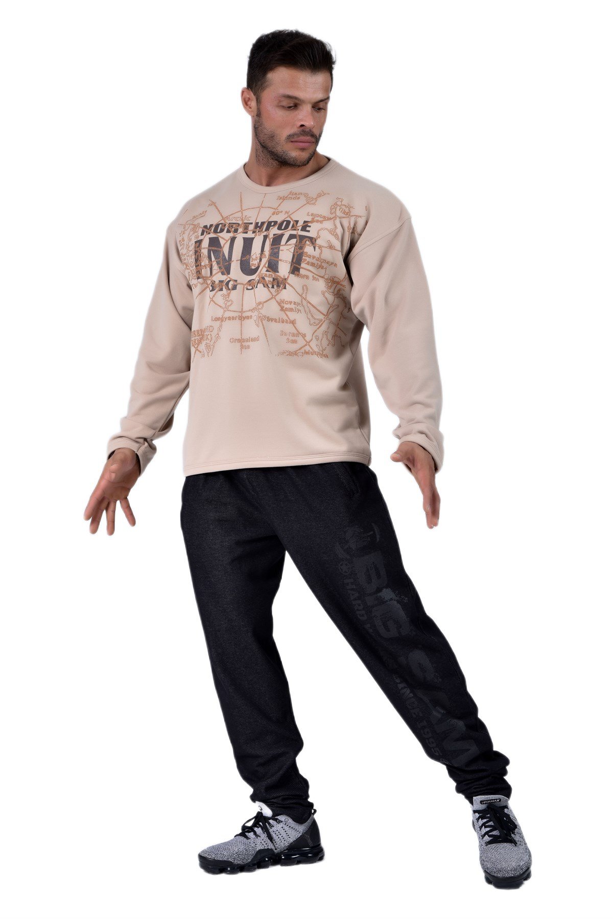 Men's Camel Winter Sweatshirt