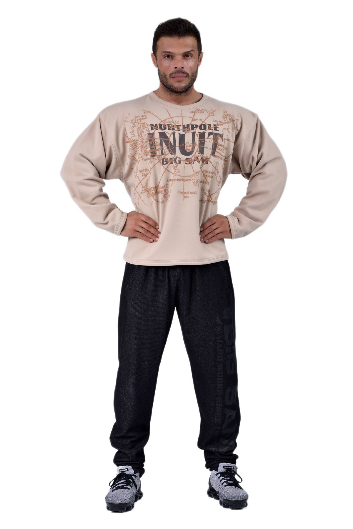 Men's Camel Winter Sweatshirt
