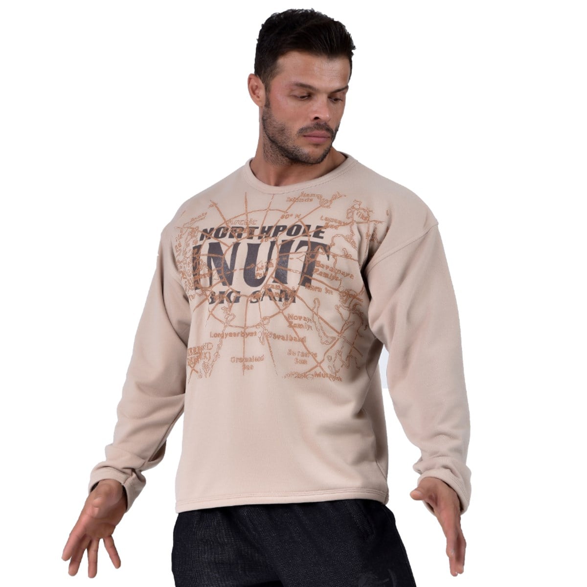Men's Camel Winter Sweatshirt