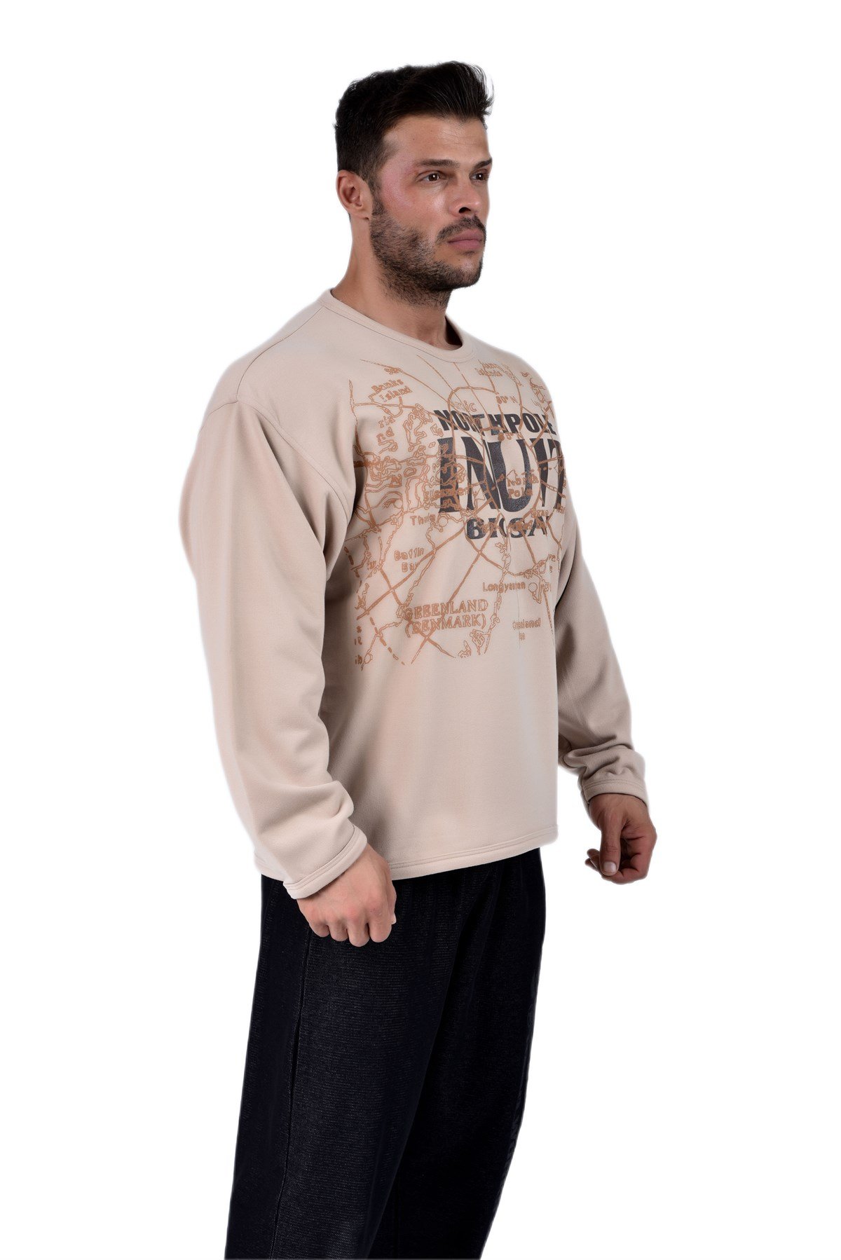 Men's Camel Winter Sweatshirt