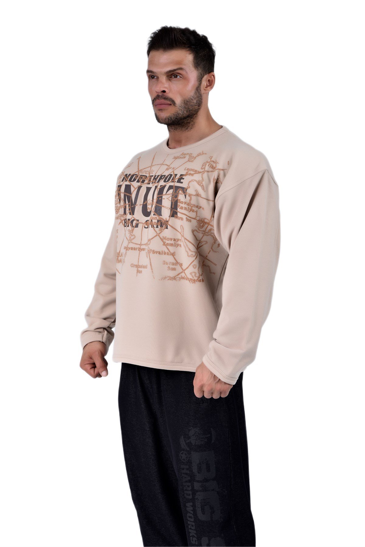 Men's Camel Winter Sweatshirt