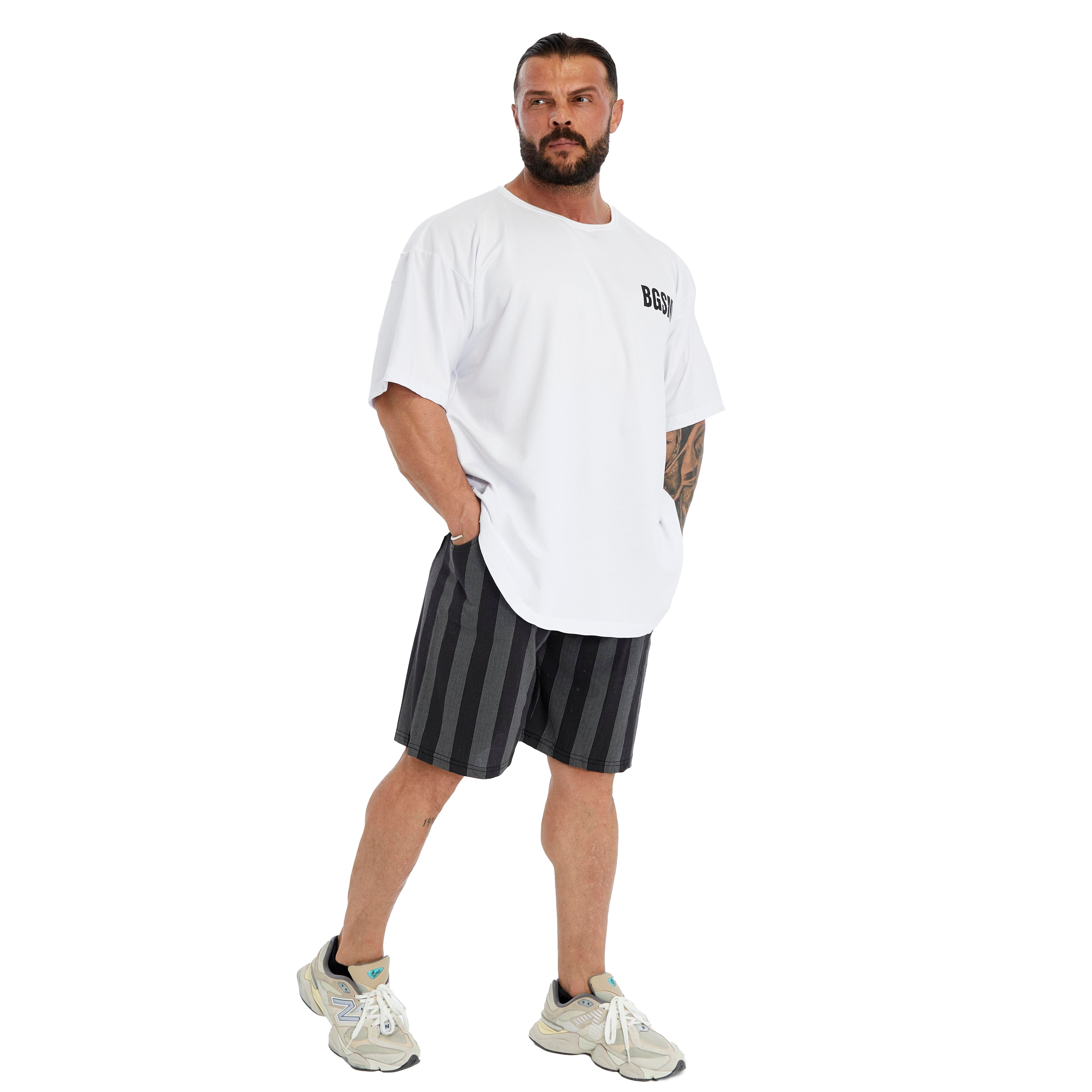 Men's Cotton Striped Shorts