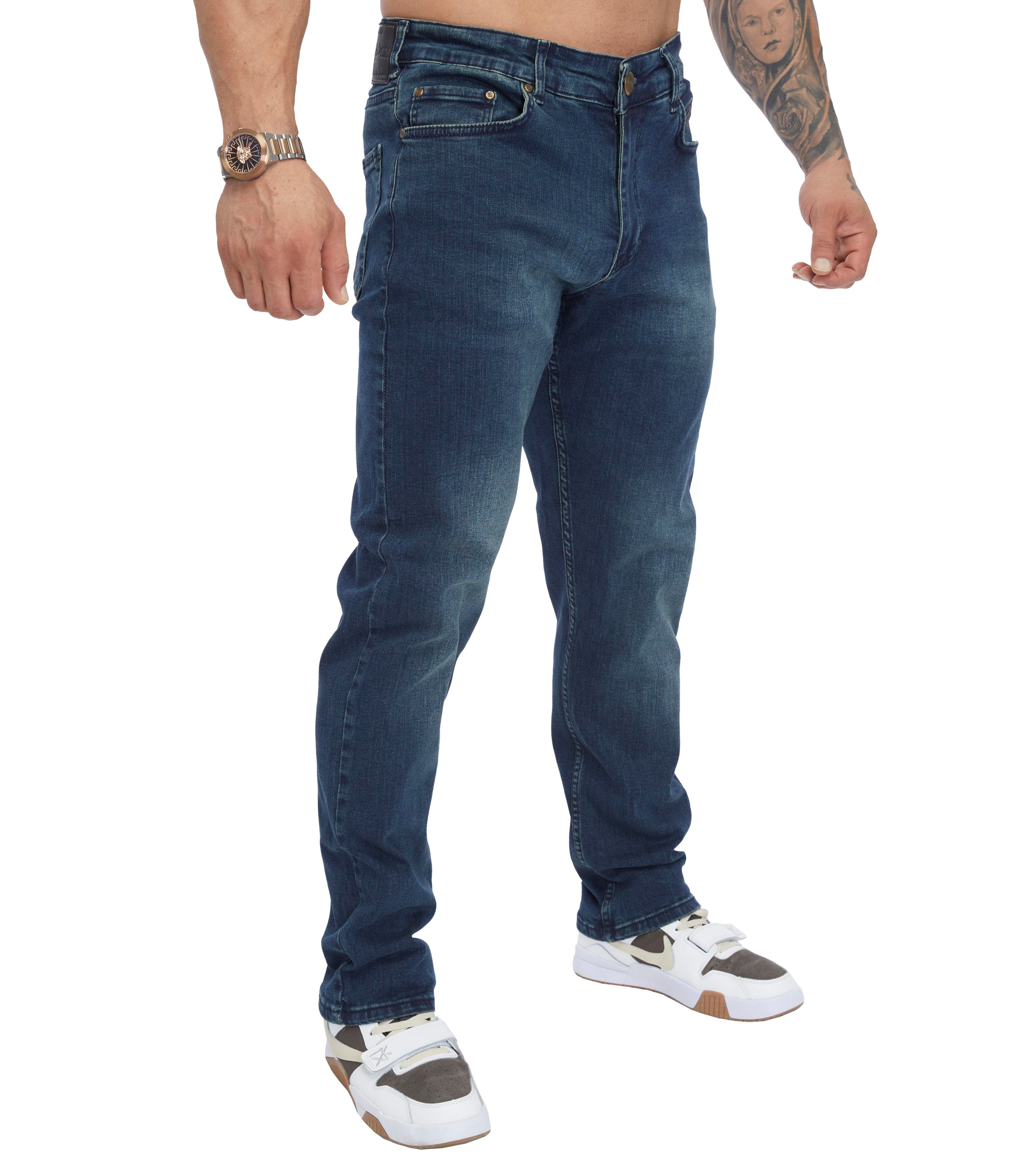 Men's Embroidered Jeans