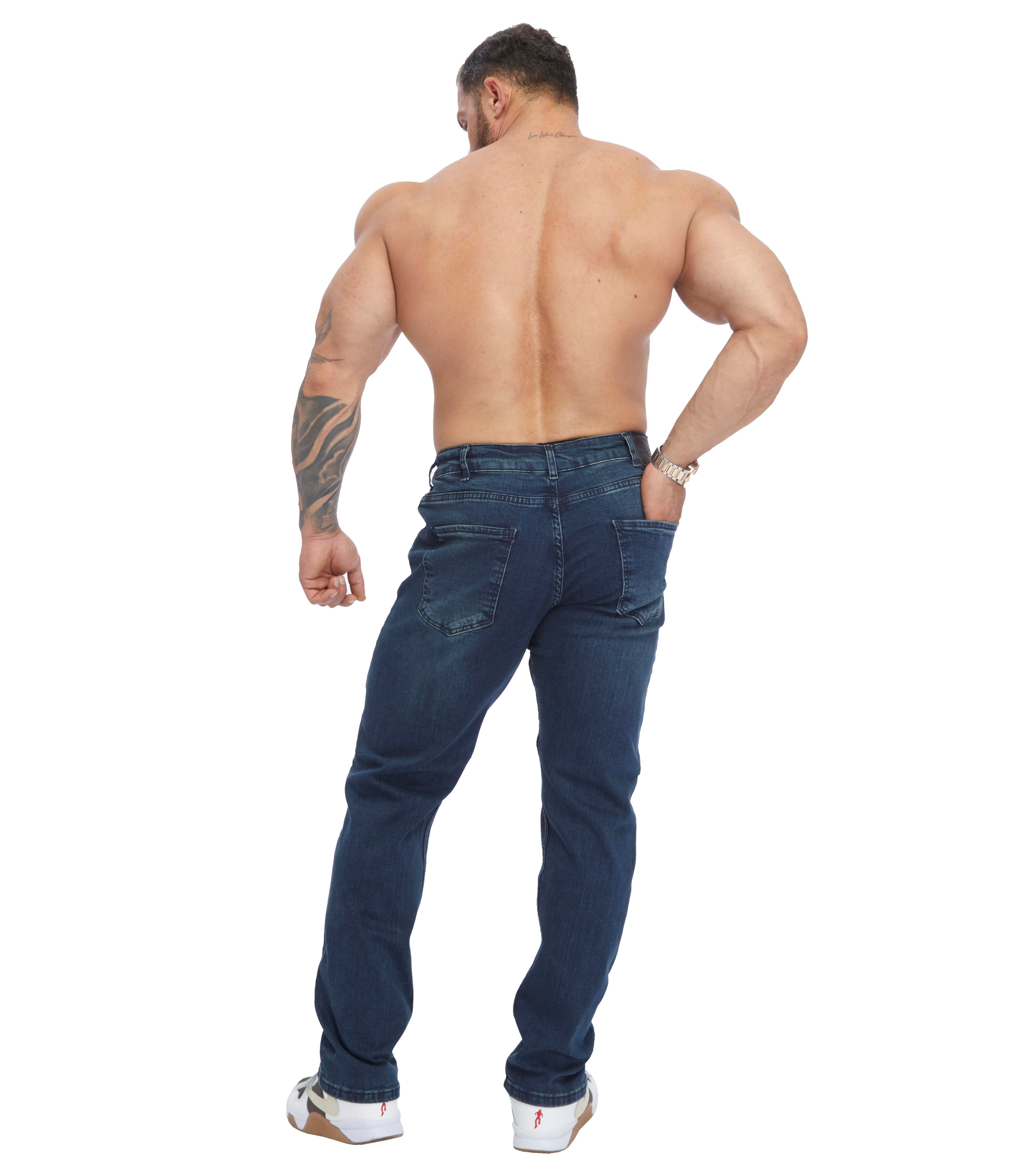 Men's Embroidered Jeans