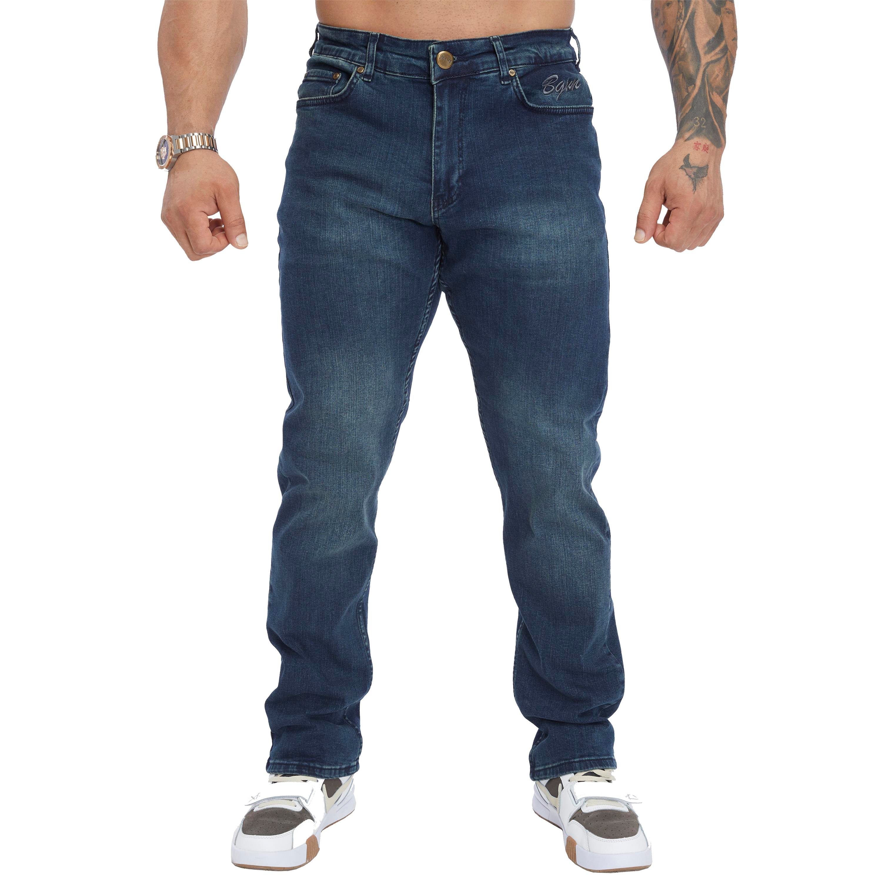 Men's Embroidered Jeans