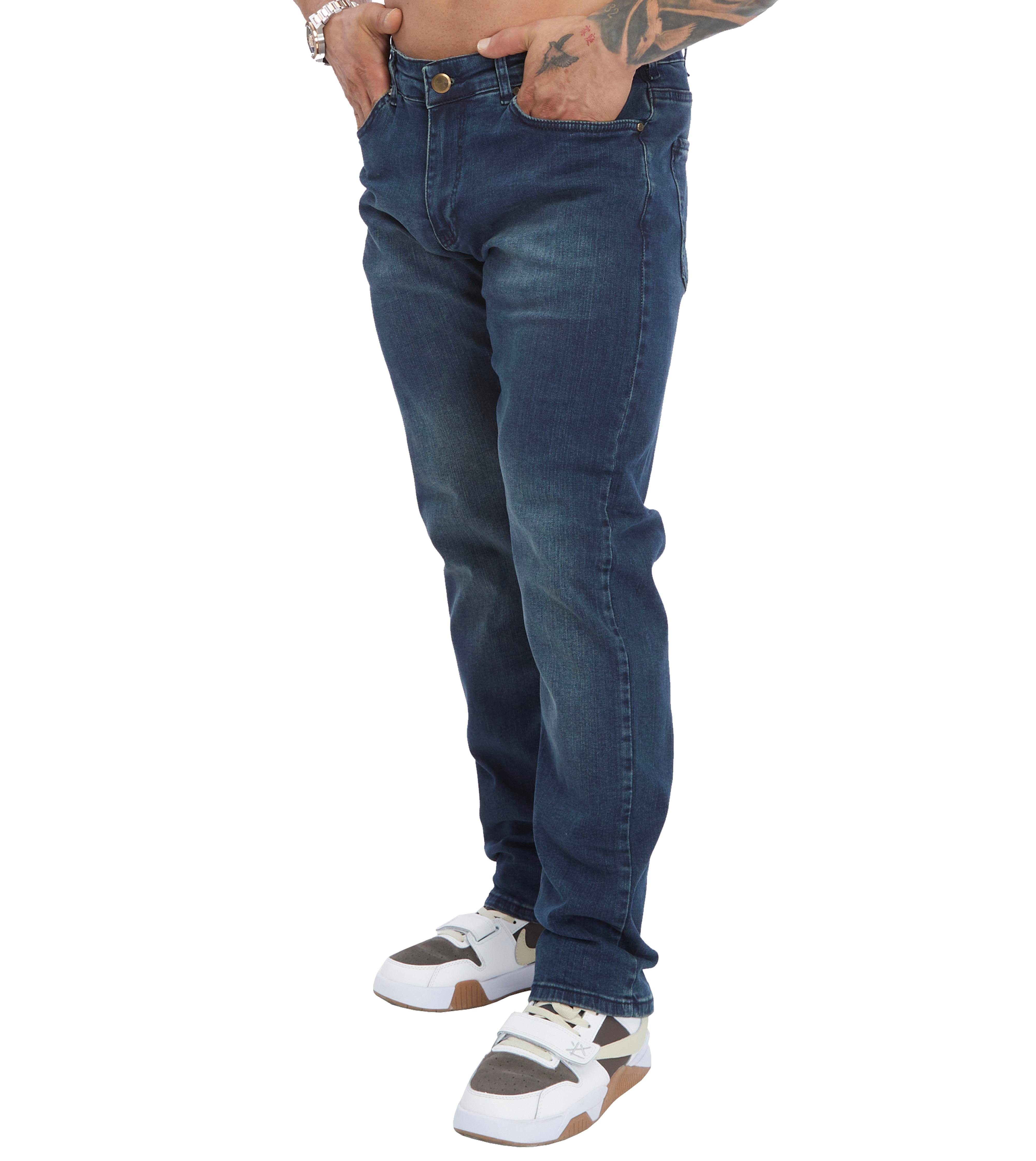 Men's Embroidered Jeans