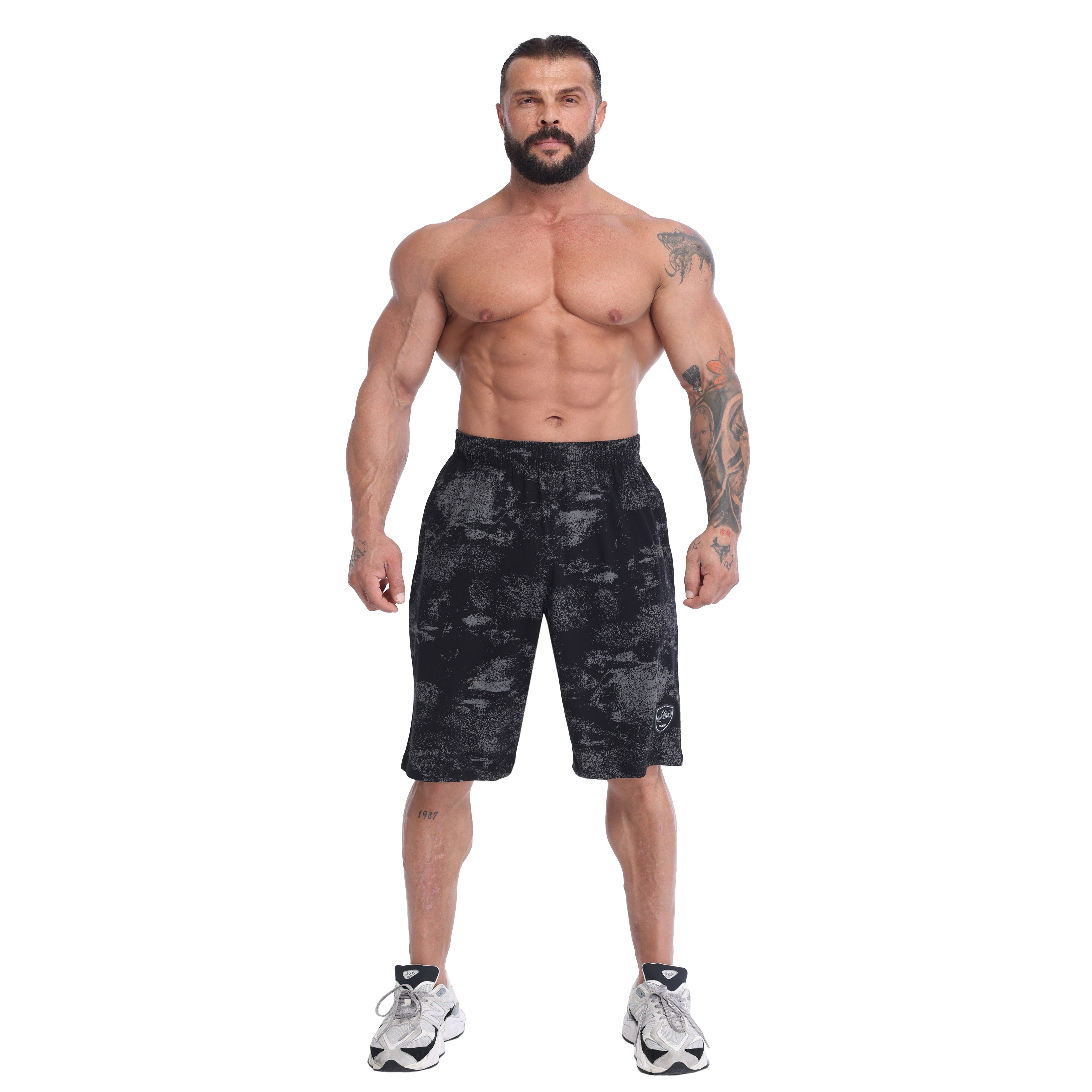 Men's Gym 100% Cotton Active Shorts