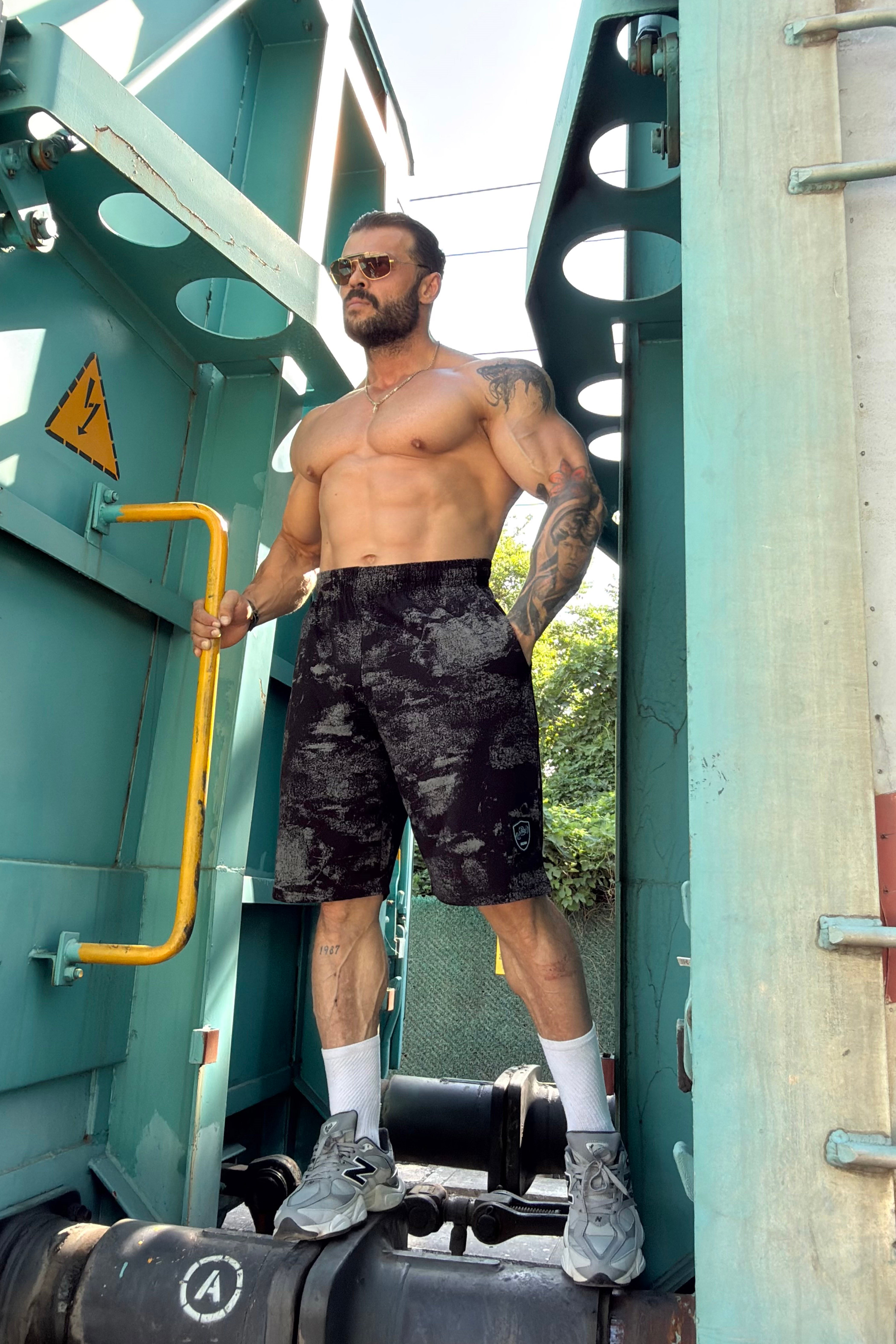 Men's Gym 100% Cotton Active Shorts