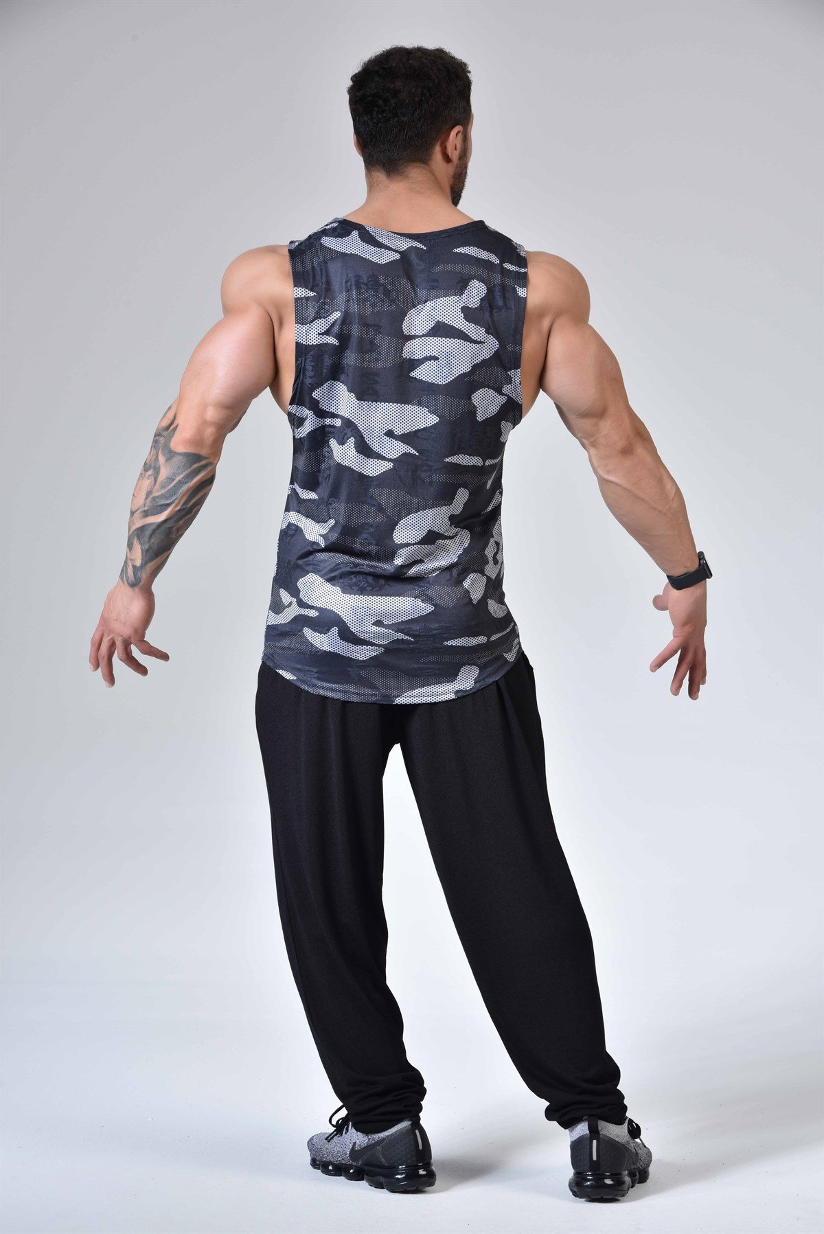 Men's Gym Camuoflage Sleeveless Top