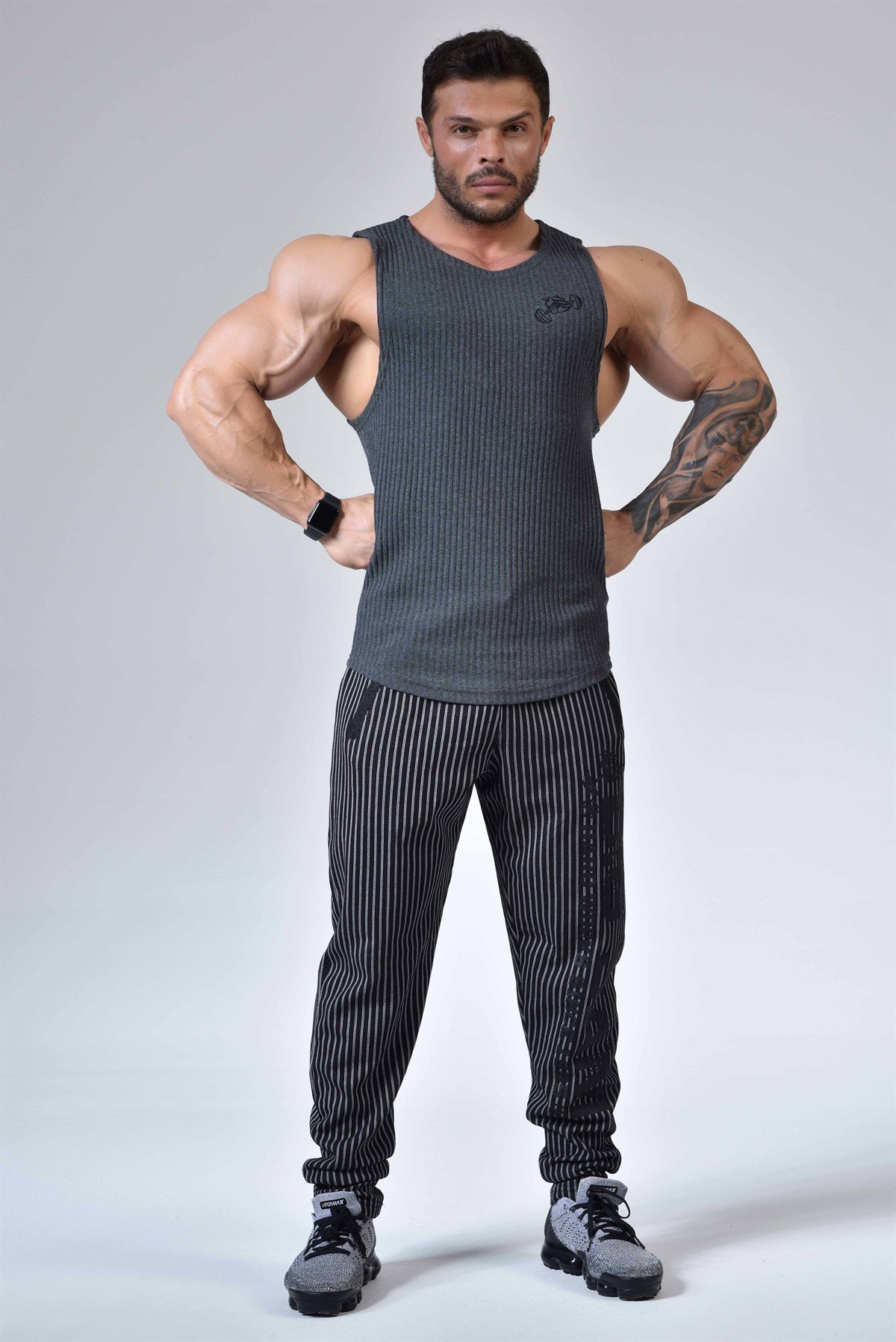 Men's Gym Performance Tank Top Grey